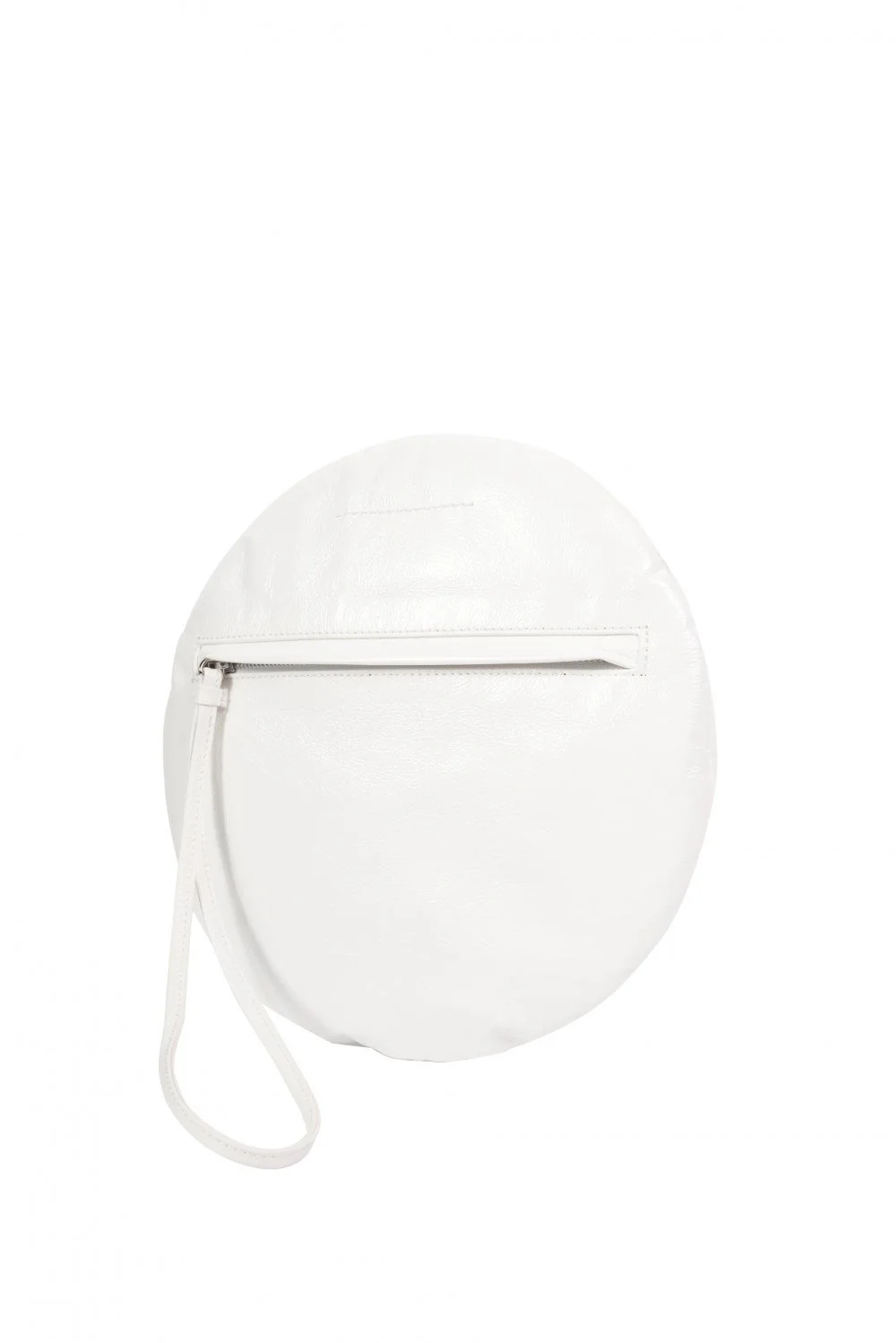 MM6 Maison Margiela Round Clutch Bag - White - Image 2