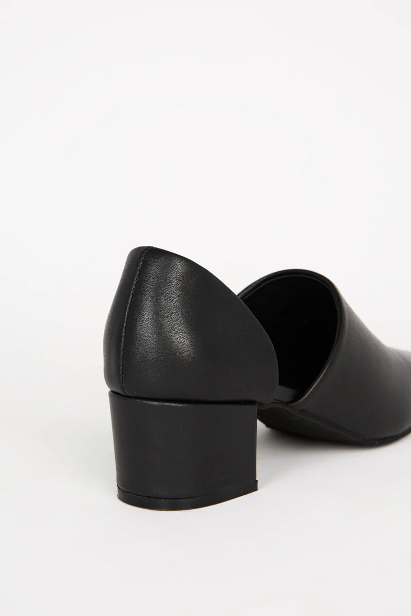 "INTENTIONALLY __________." Perf-Hi Heel - Black - Image 5