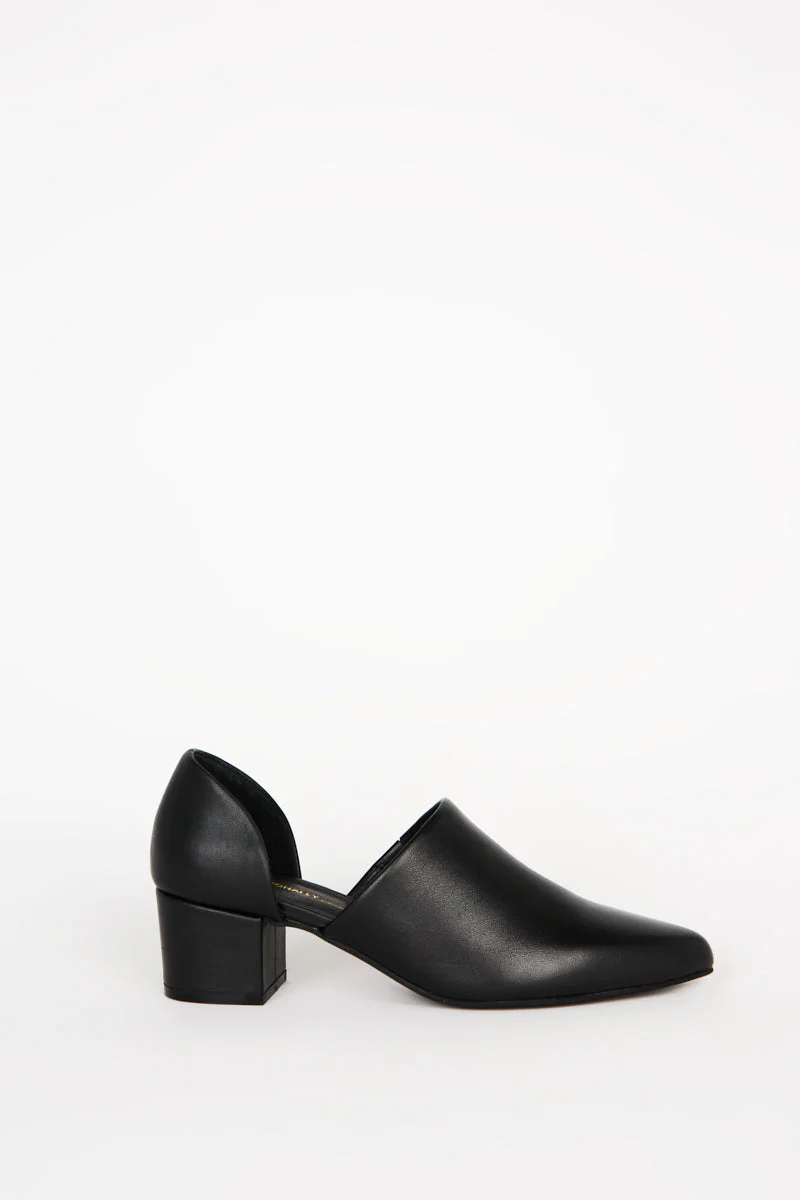 "INTENTIONALLY __________." Perf-Hi Heel - Black - Image 6