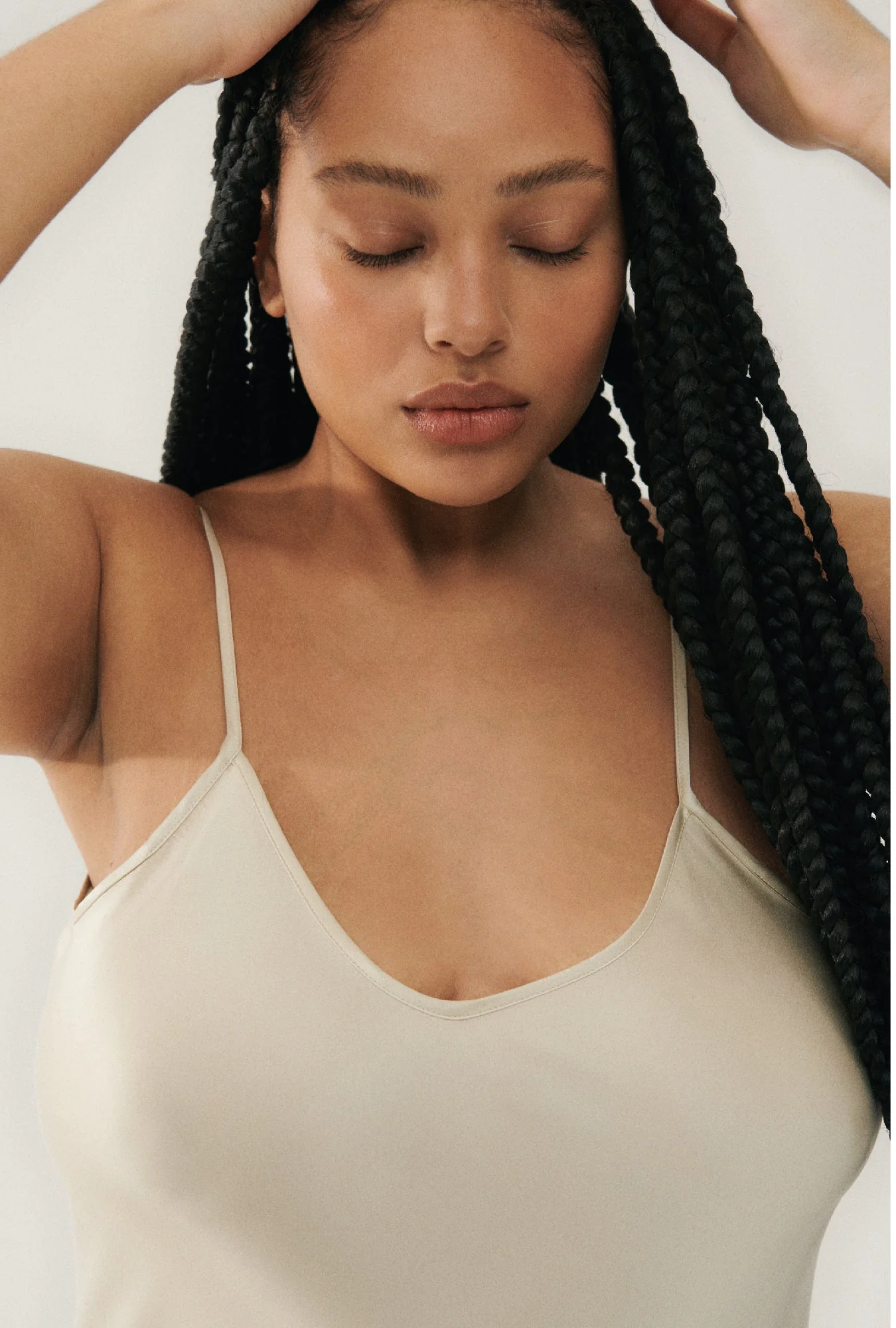 Silk Laundry 90S SILK SLIP DRESS - HAZELNUT - Image 5