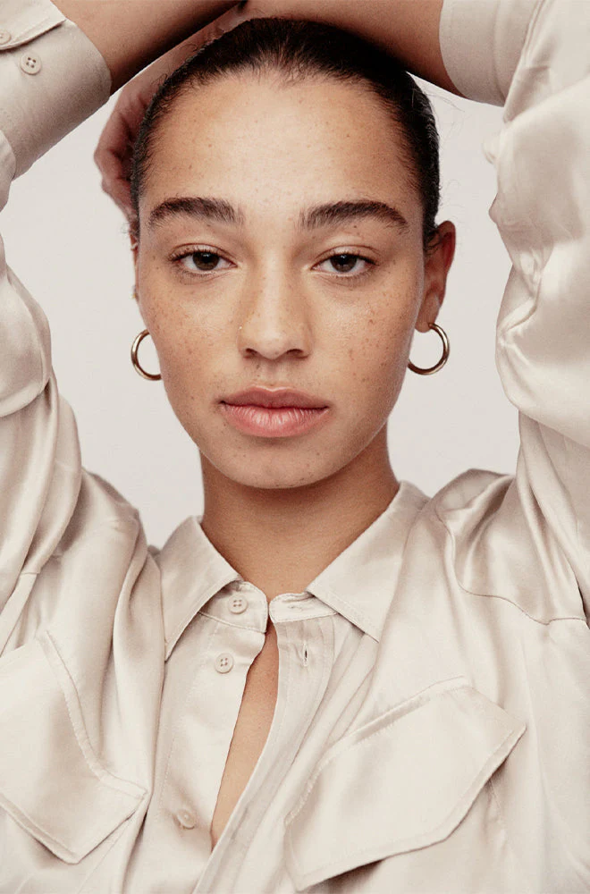 Silk Laundry BOYFRIEND SHIRT - HAZELNUT - Image 4