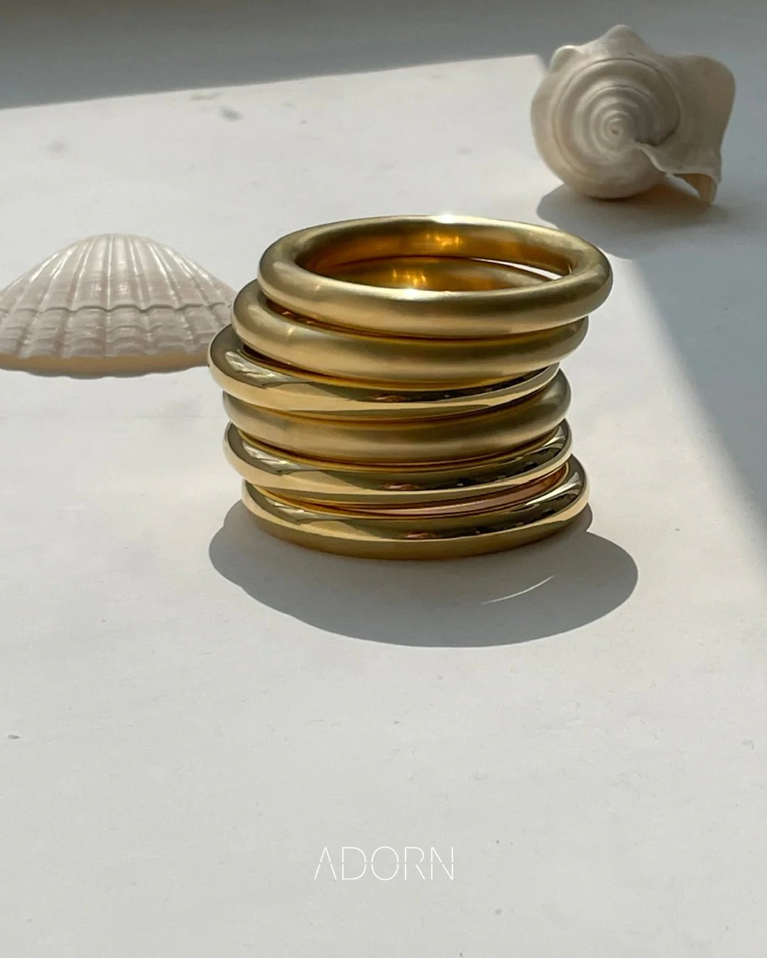 Adorn Eclipse Golden Bangle - Image 6