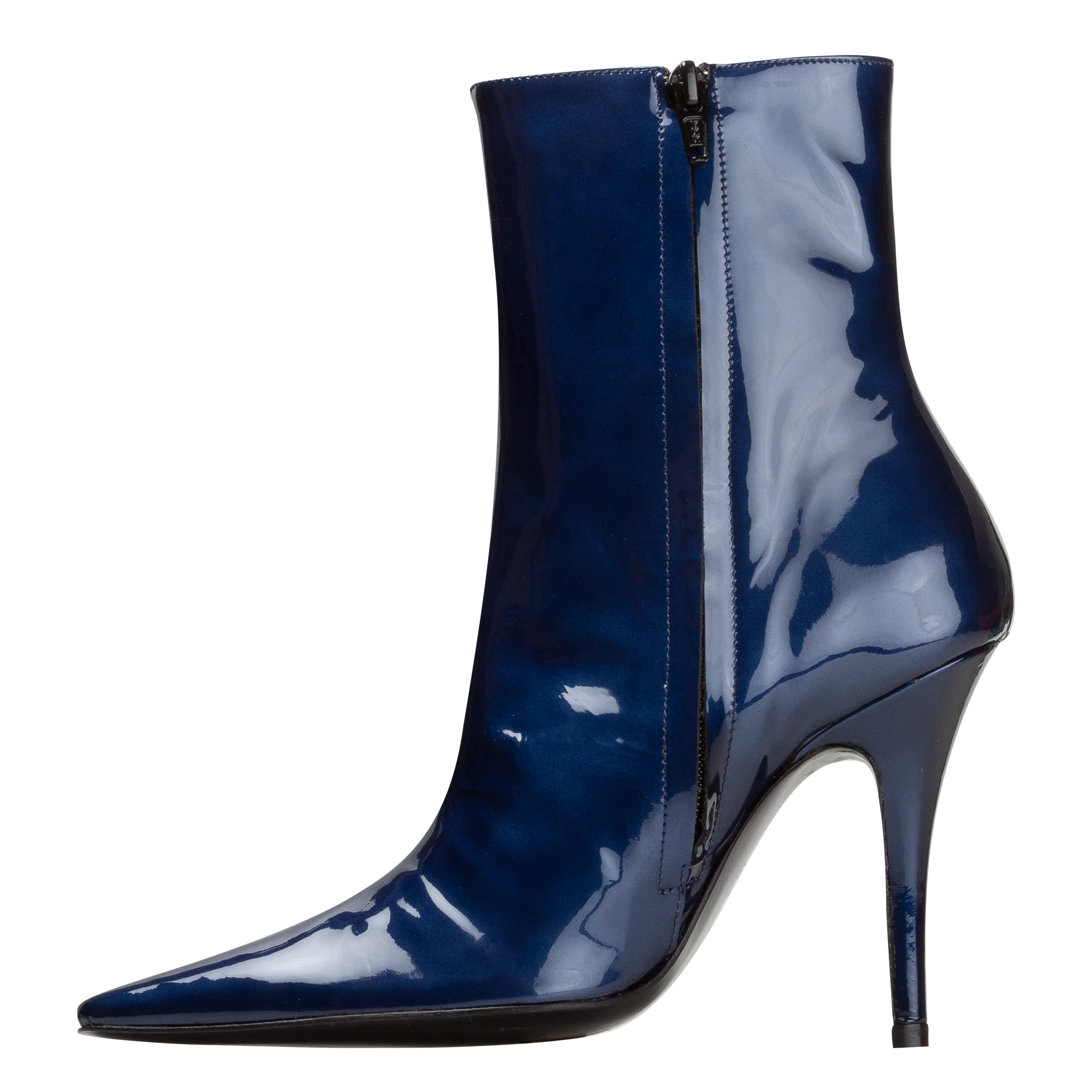 DORATEYMUR Panther Boots - Cloudy Blue Patent - Image 3