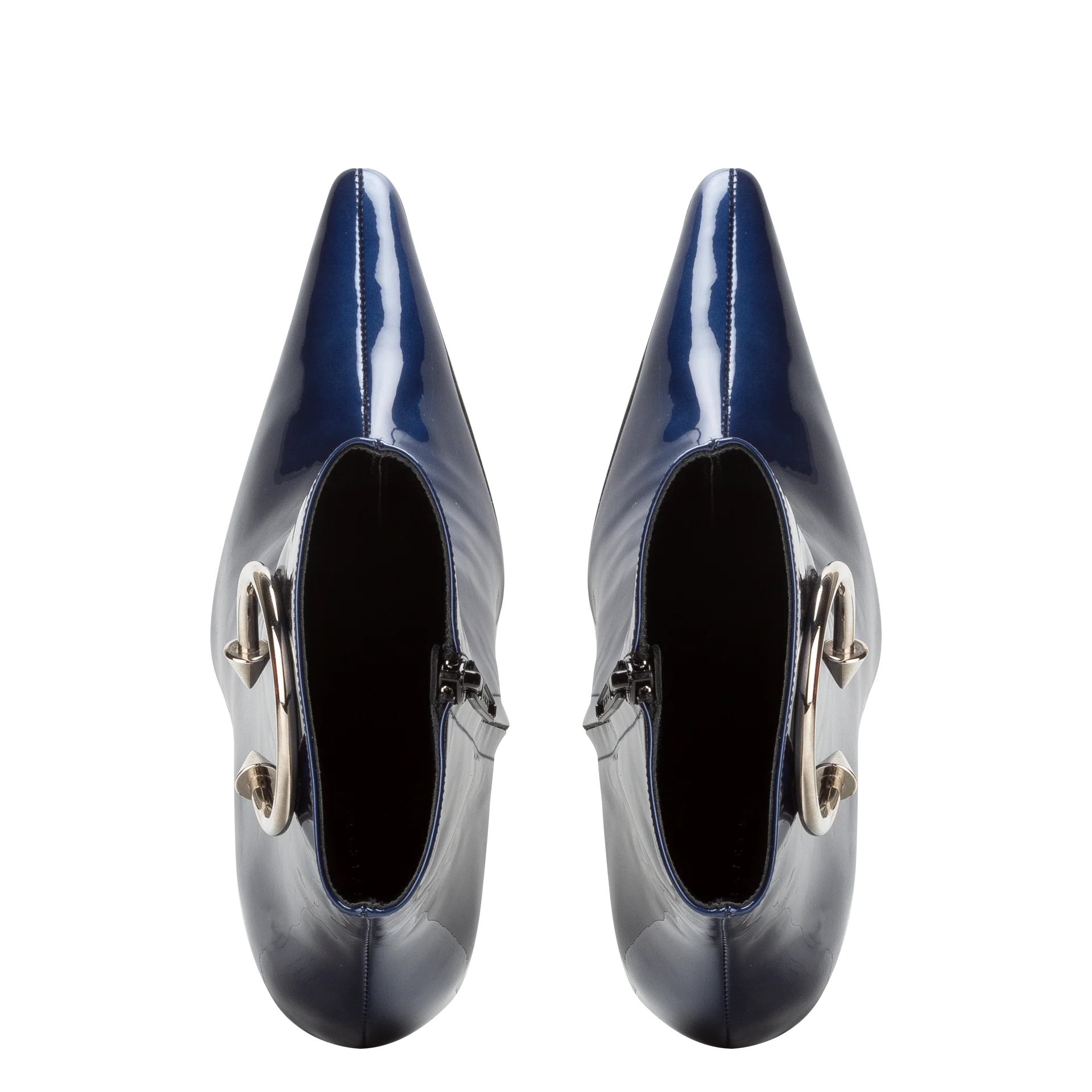 DORATEYMUR Panther Boots - Cloudy Blue Patent - Image 4