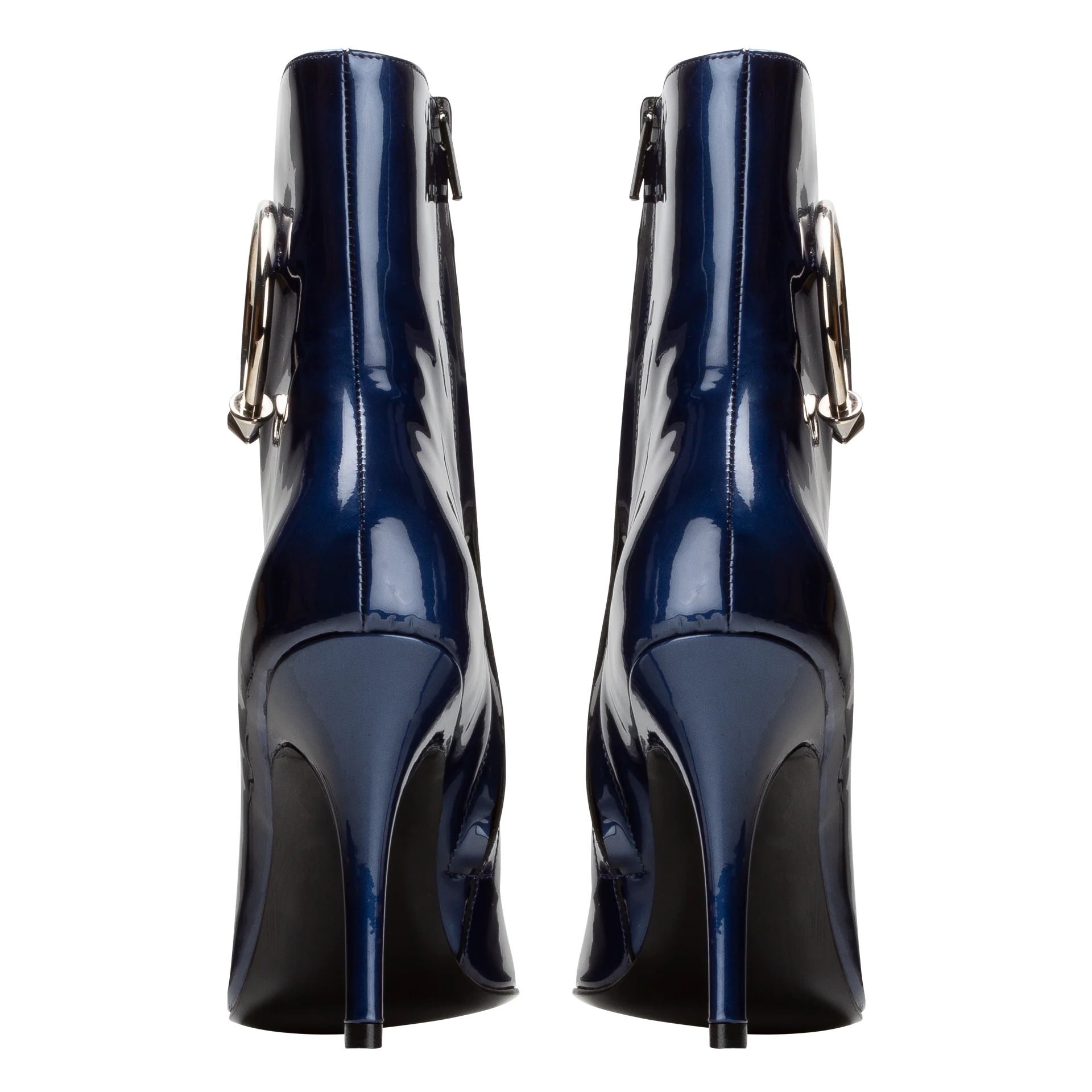 DORATEYMUR Panther Boots - Cloudy Blue Patent - Image 5