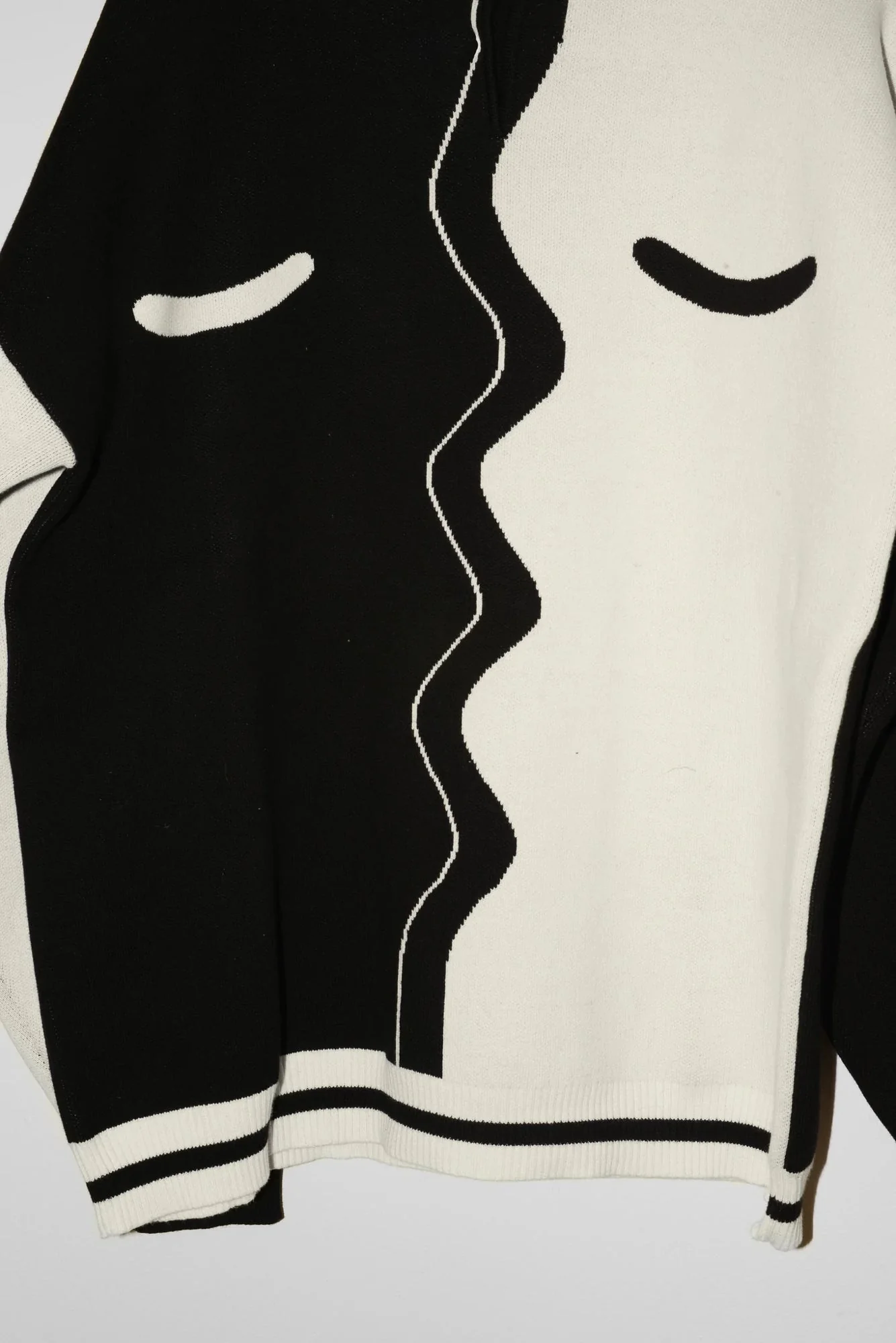 giu giu Bisou pullover - Creme/onyx - Image 2