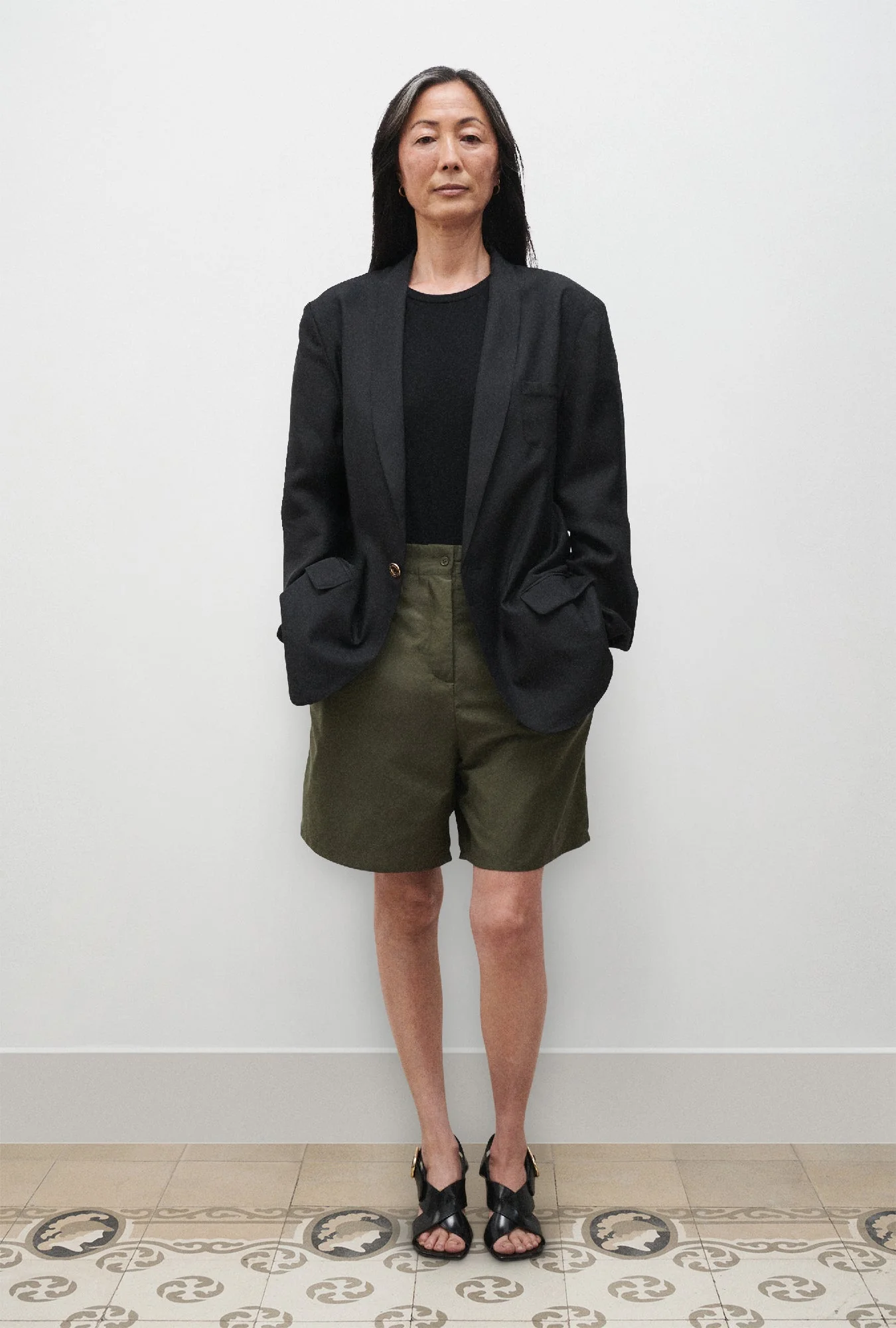 Silk Laundry TWILL MIAMI BLAZER - BLACK - Image 2