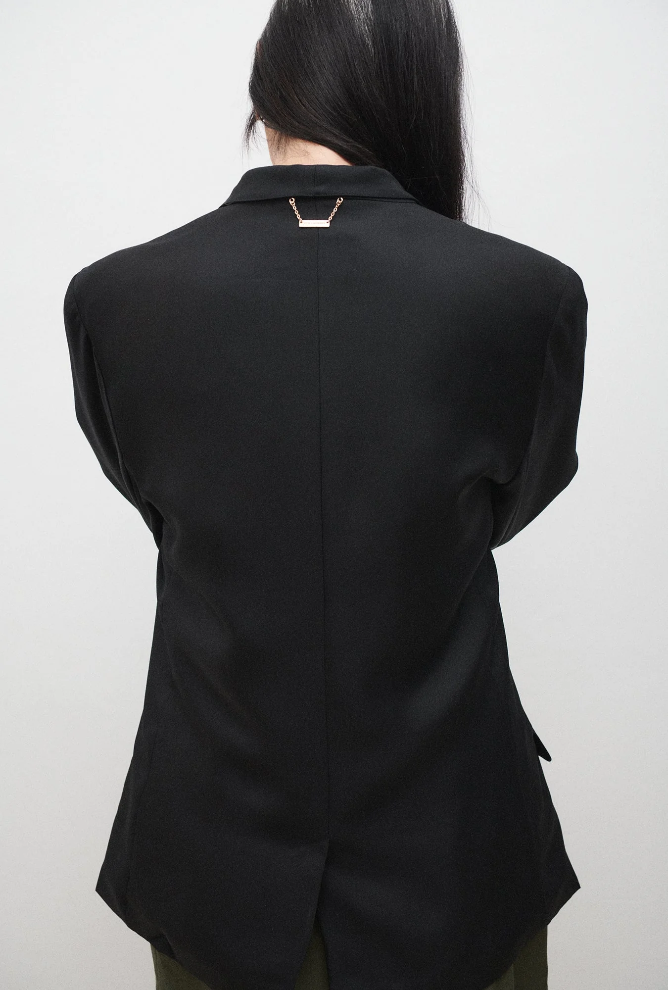 Silk Laundry TWILL MIAMI BLAZER - BLACK - Image 4