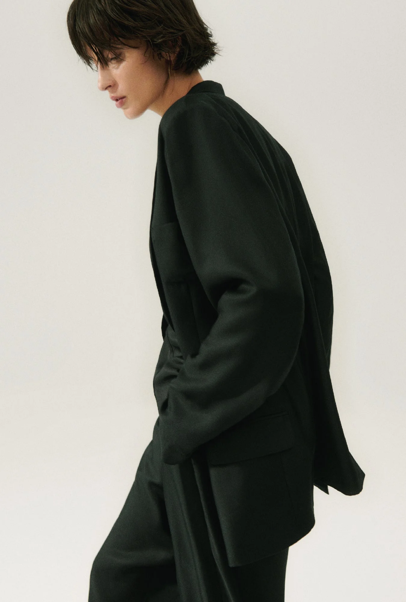 Silk Laundry TWILL MIAMI BLAZER - BLACK - Image 5