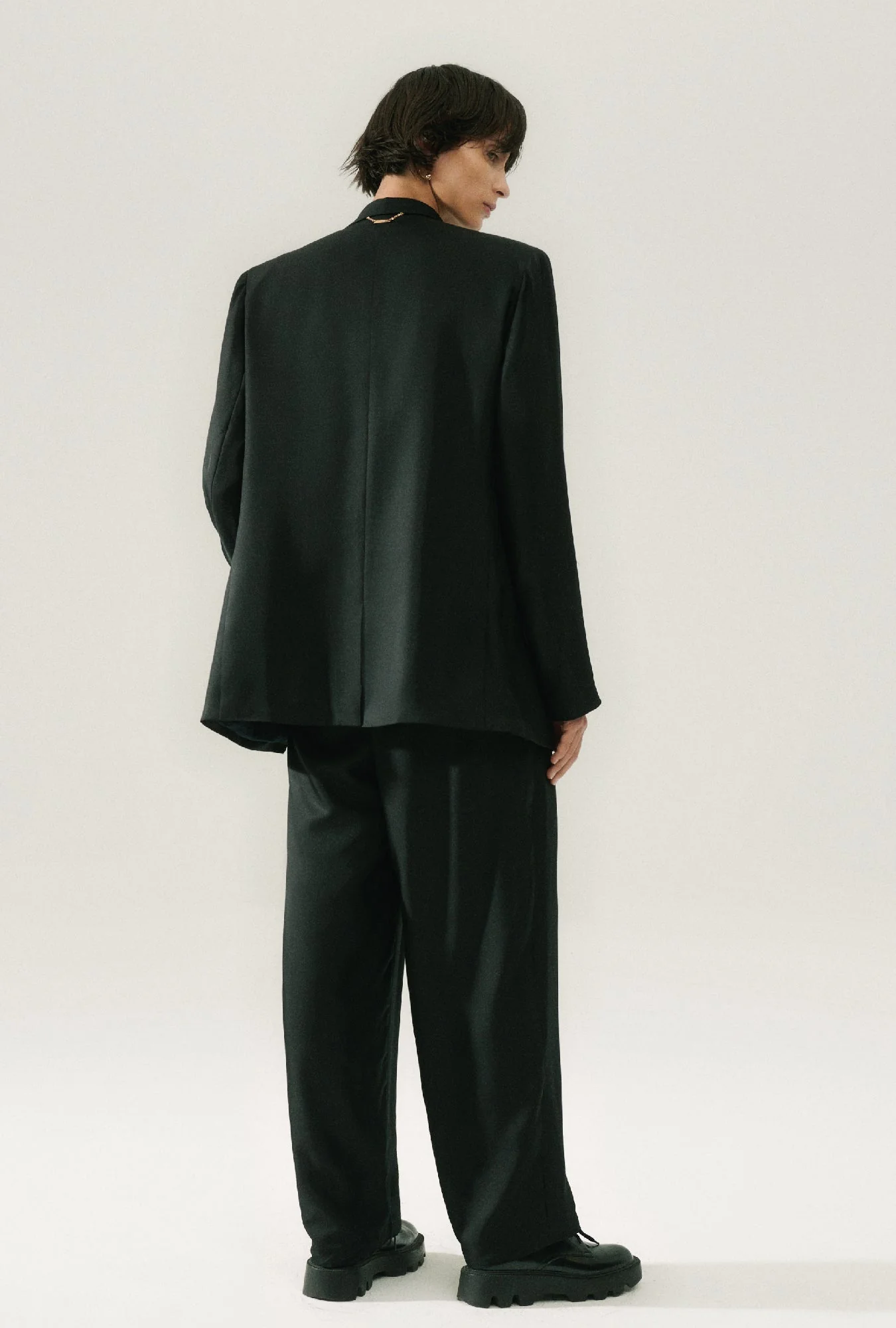 Silk Laundry TWILL MIAMI BLAZER - BLACK - Image 7