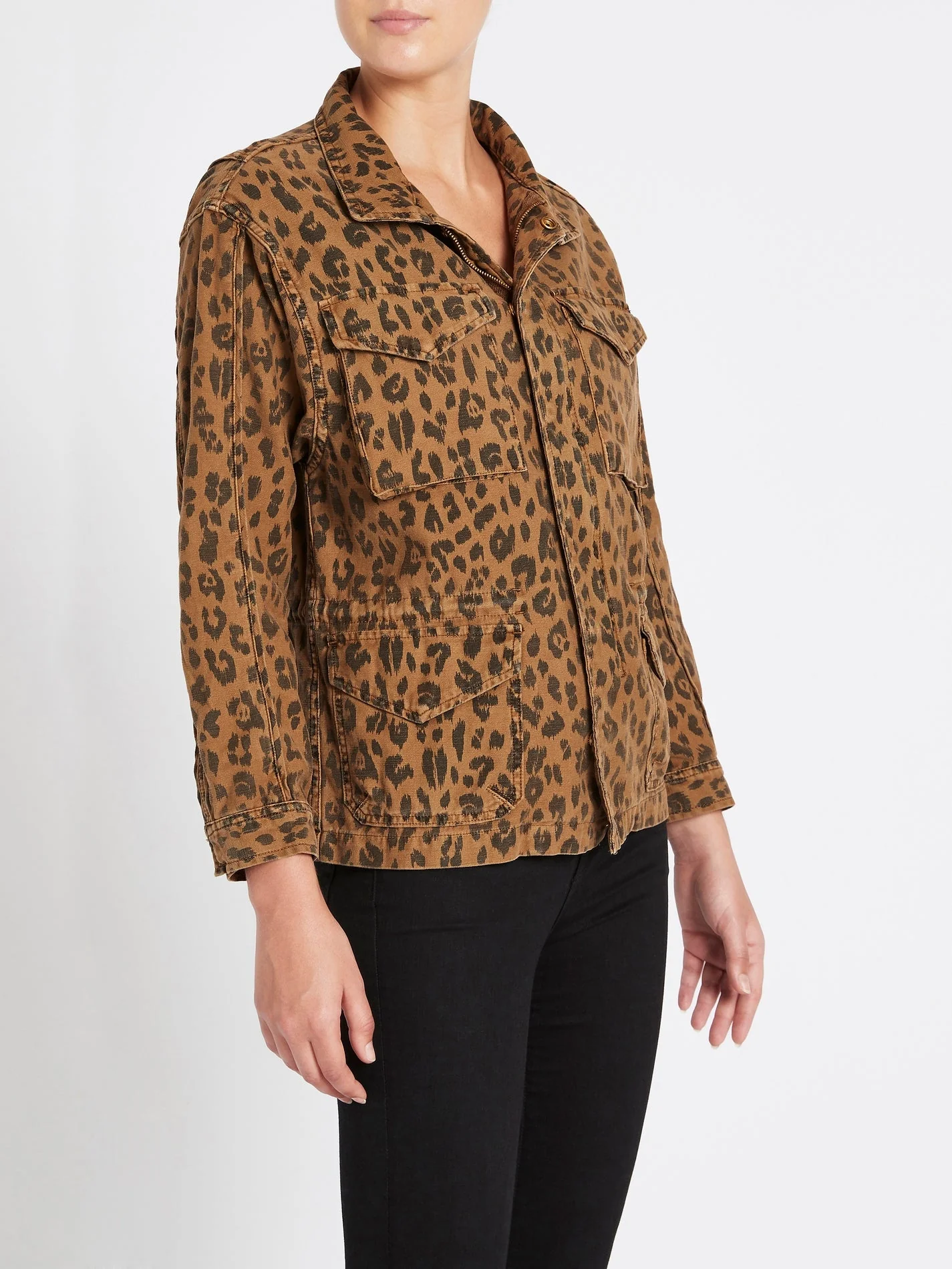 FRAME Denim Spring Cheetah Service Jacket - Image 2