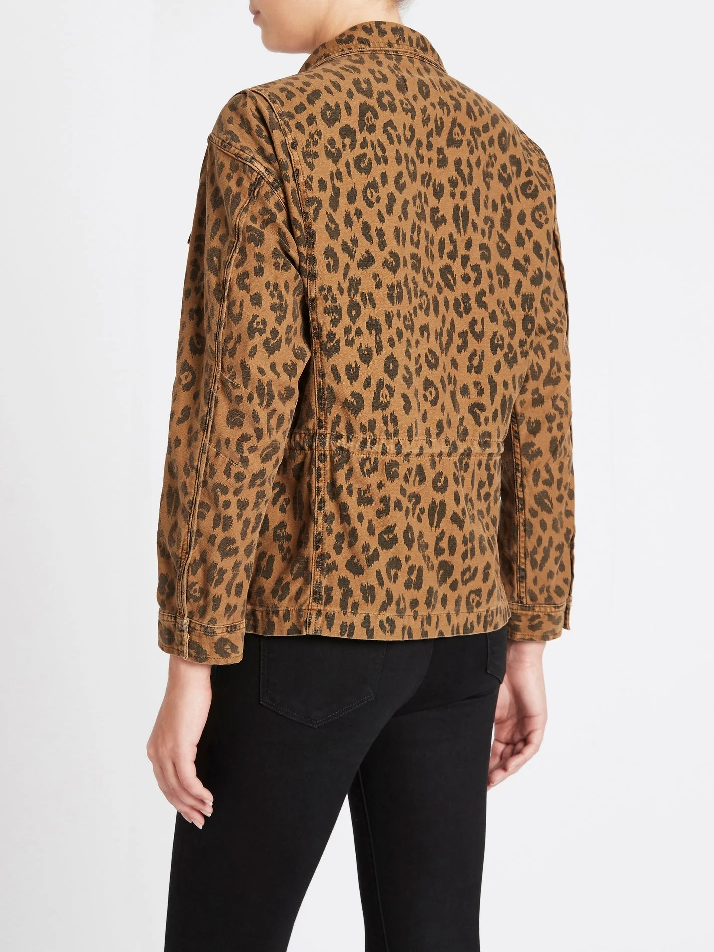 FRAME Denim Spring Cheetah Service Jacket - Image 3