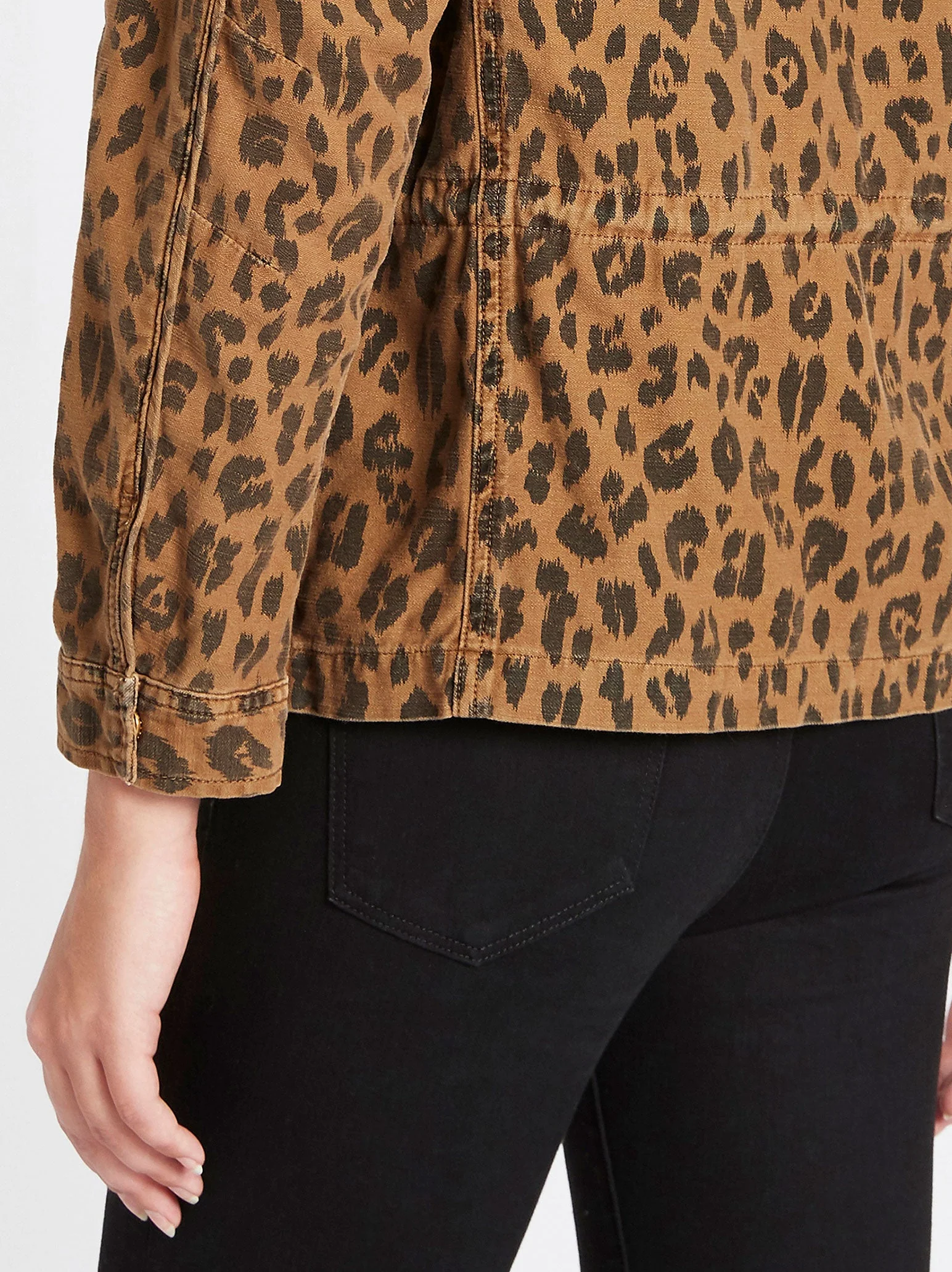 FRAME Denim Spring Cheetah Service Jacket - Image 5