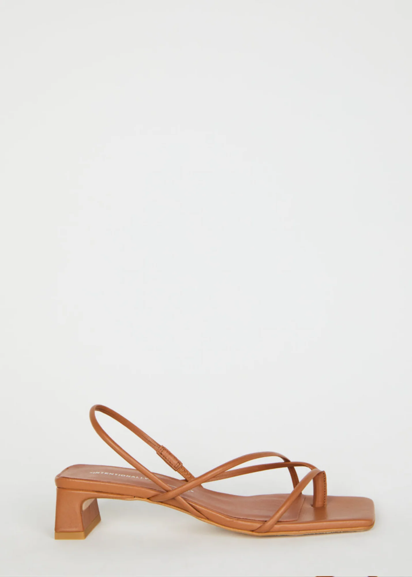 "INTENTIONALLY __________." FREYA - Tan Leather - Image 2