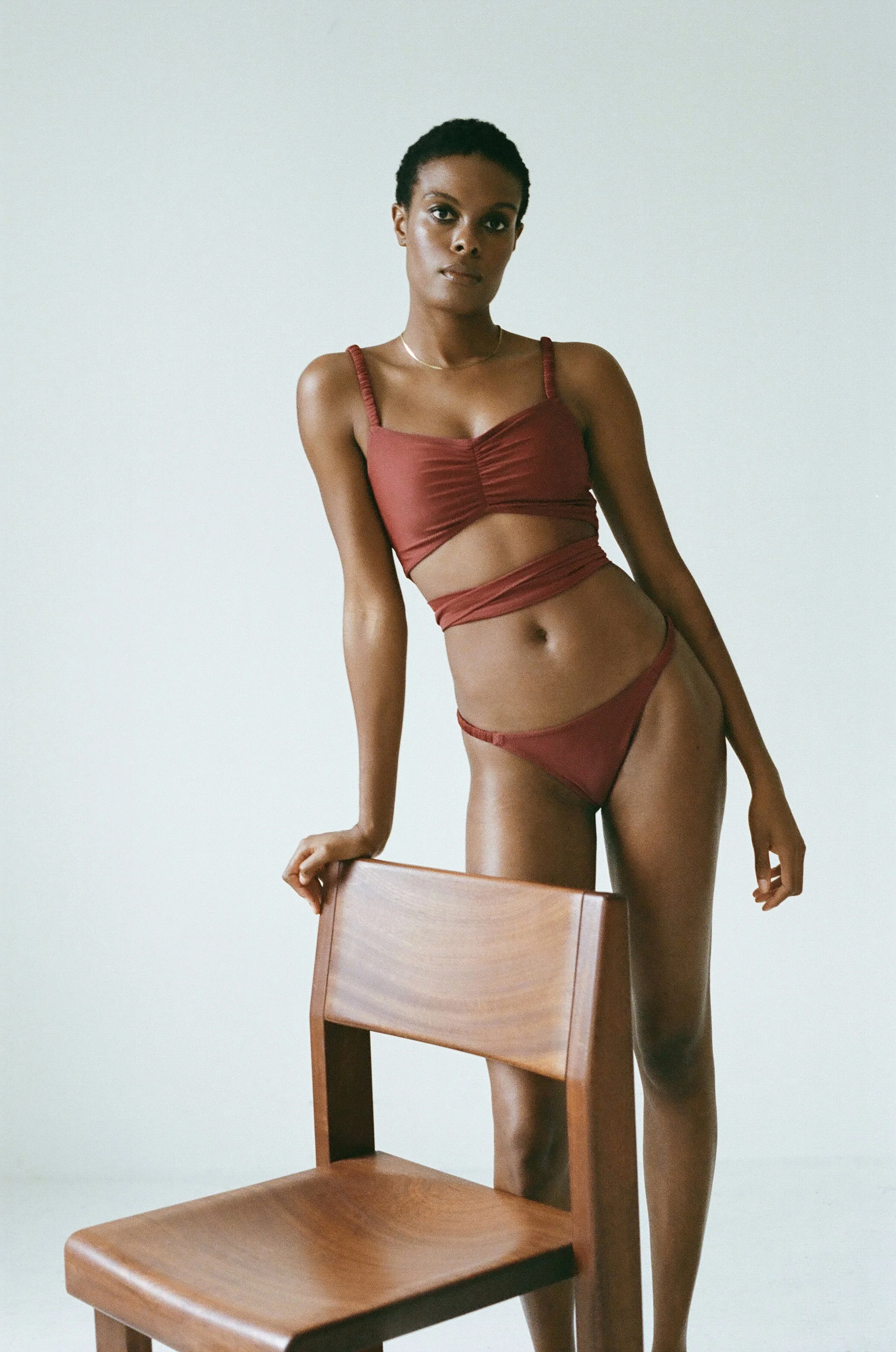 Pari Desai Sarita Swimsuit Umber - Image 7