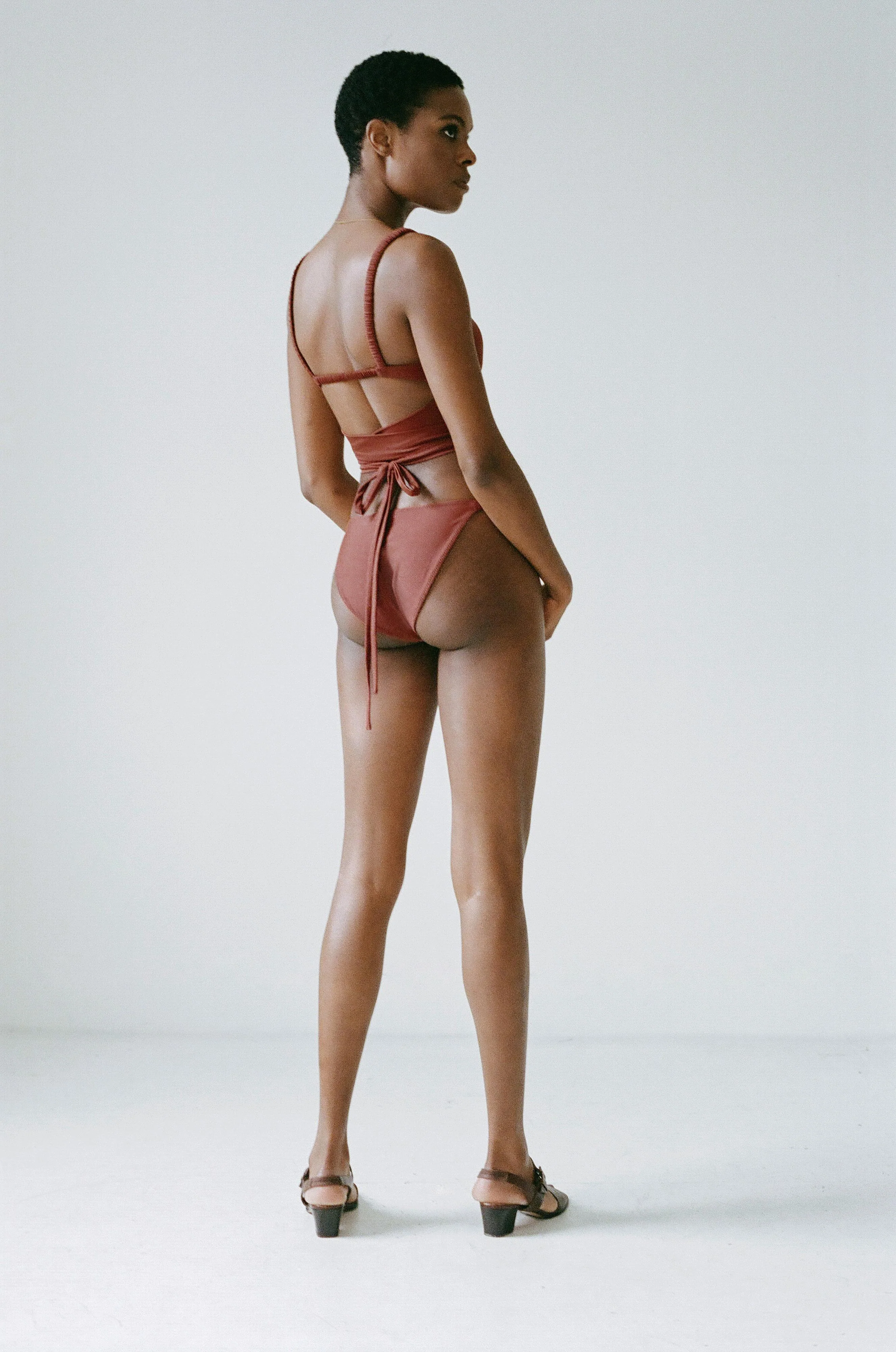Pari Desai Sarita Swimsuit Umber - Image 8