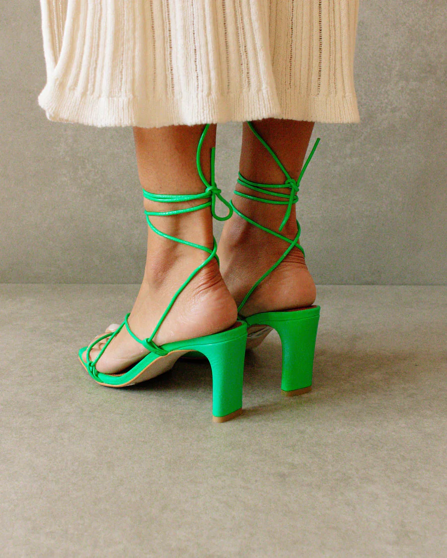 Alohas Bellini Sandals - Neon Green - Image 2