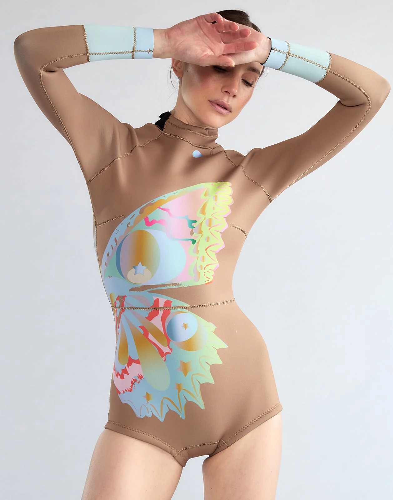 Cynthia Rowley Wetsuit - Camel/Butterfly - Image 2