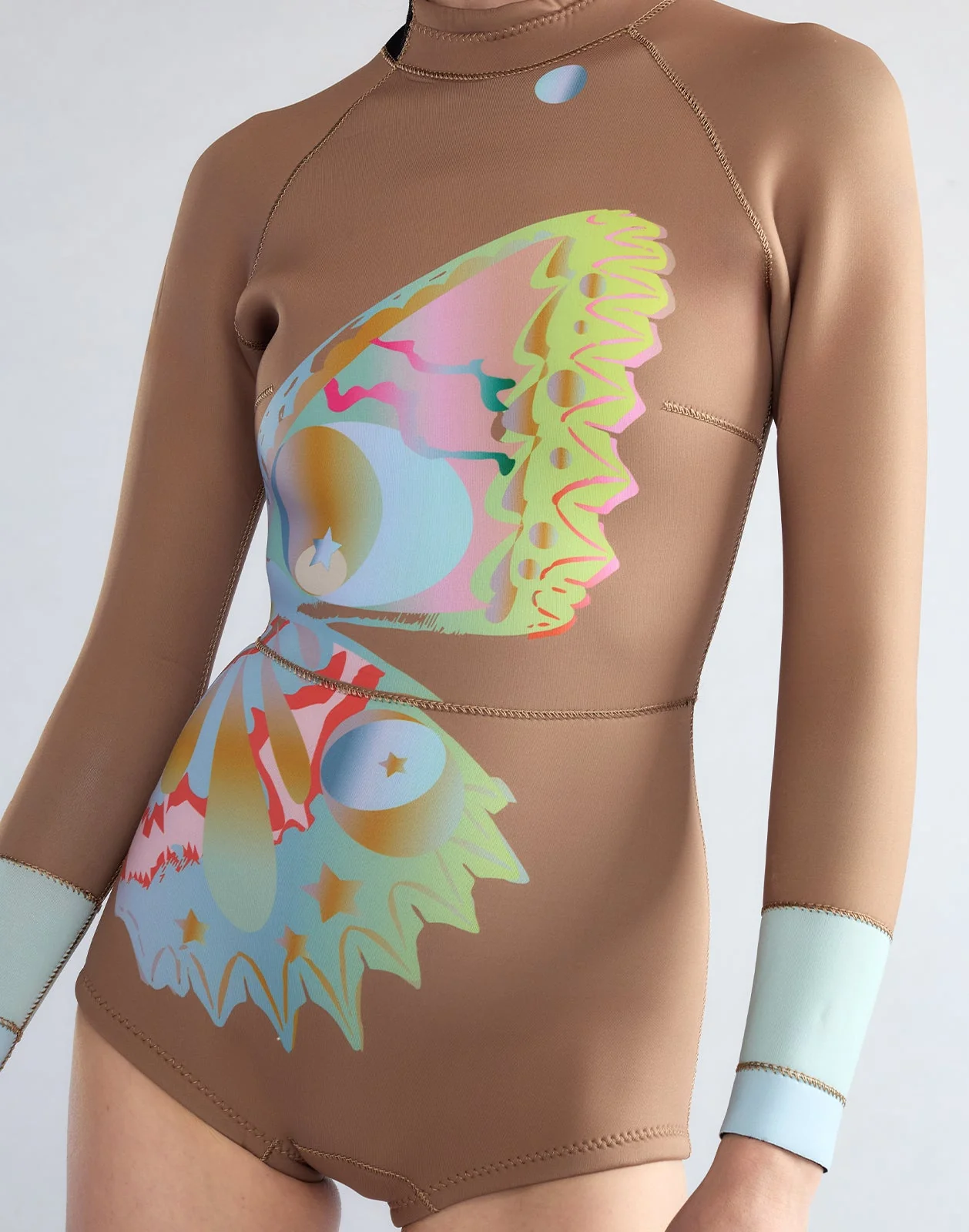 Cynthia Rowley Wetsuit - Camel/Butterfly - Image 5