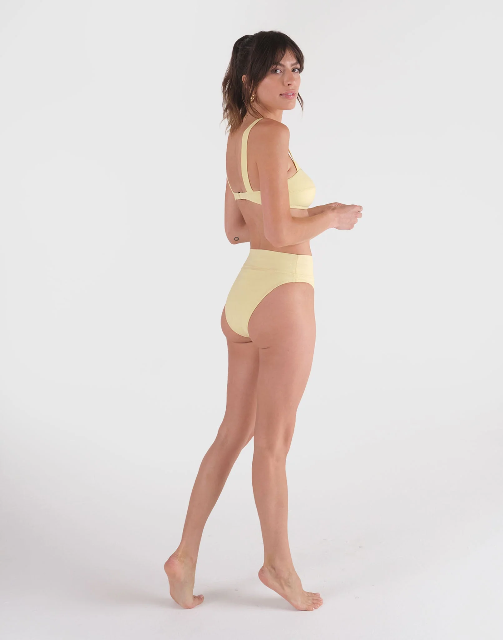 Galamaar High Kick Brief - Mellow Yellow - Image 3