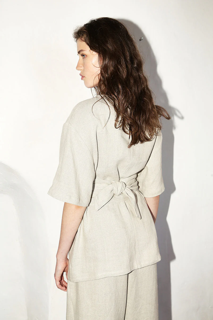 Datura Heavy Linen Astra Top - Piedra - Image 4