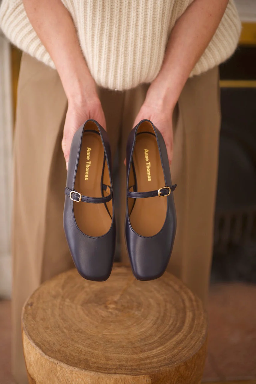 Anne Thomas Pavlova Ballerinas - Storm Navy - Image 6