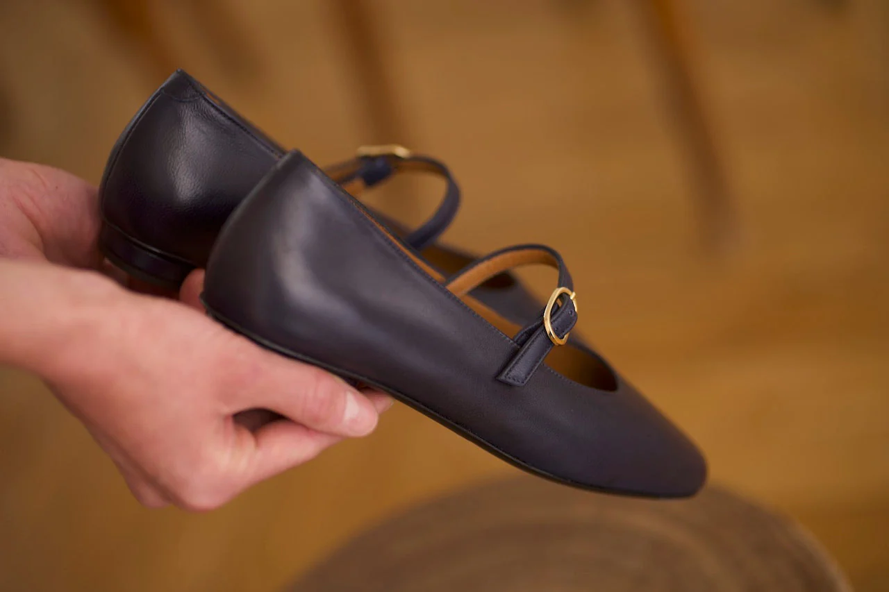Anne Thomas Pavlova Ballerinas - Storm Navy - Image 7