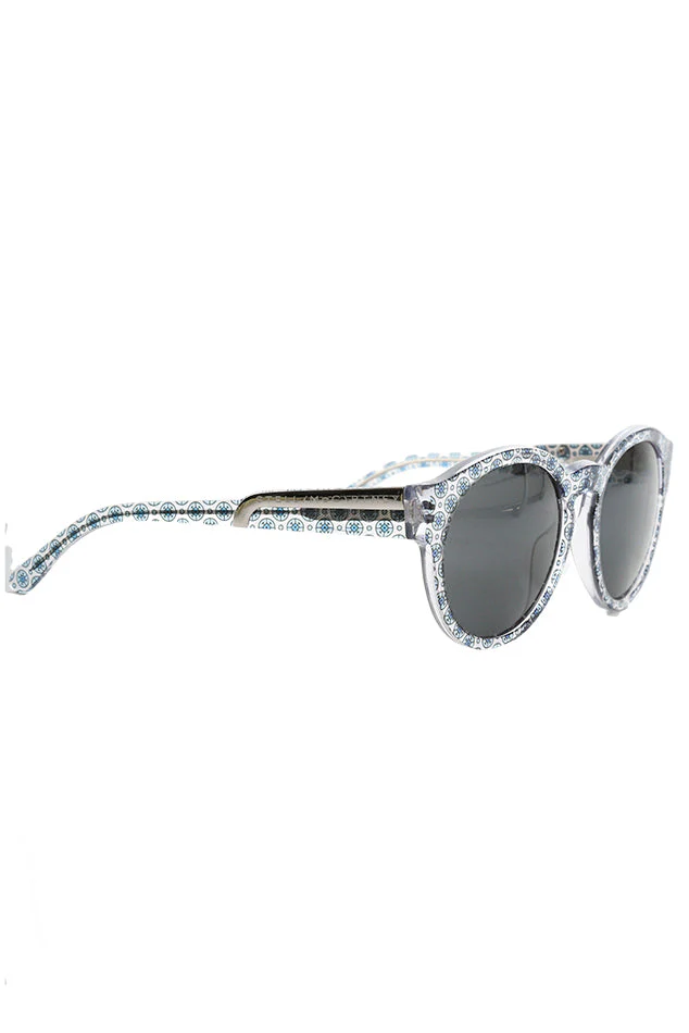 Stella McCartney Round Trans Orcirbl Sunglasses - Transparent/Grey - Image 2