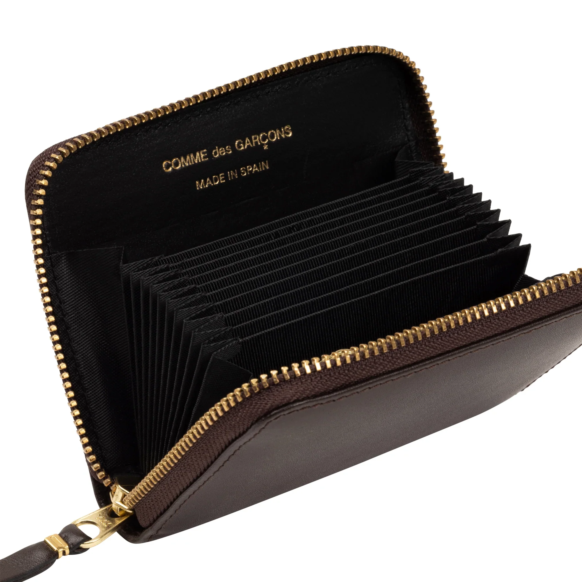 Comme Des Garcons Accordion Card Case Wallet - Brown - Image 2