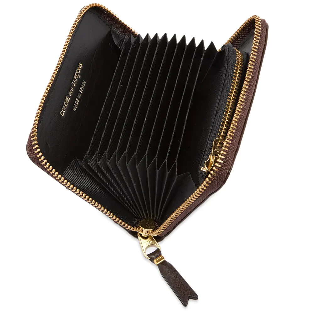 Comme Des Garcons Accordion Card Case Wallet - Brown - Image 6