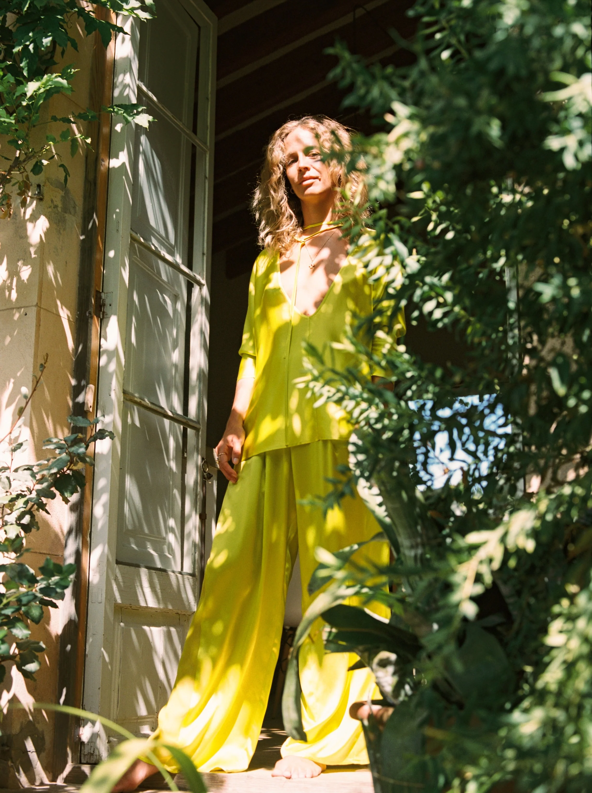 Datura Citron Esther Top - Citron - Image 5