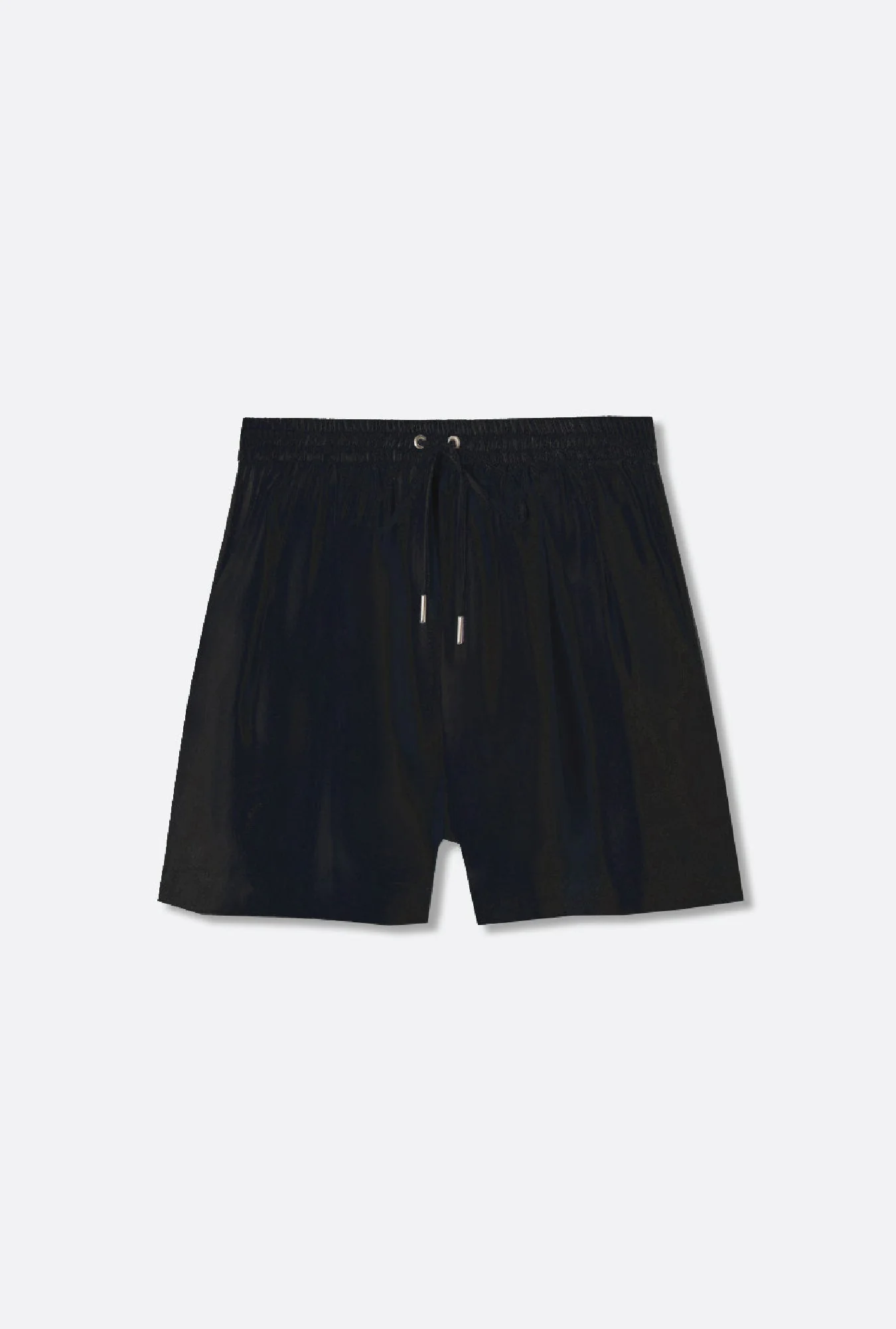 Silk Laundry TWILL SLOUCH SHORTS - BLACK - Image 2