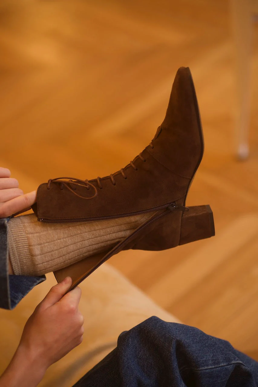 Anne Thomas Pavlova Boots - Brown - Image 9
