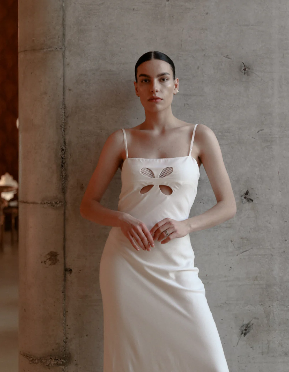 Maet Terfil Long Dress - White - Image 8