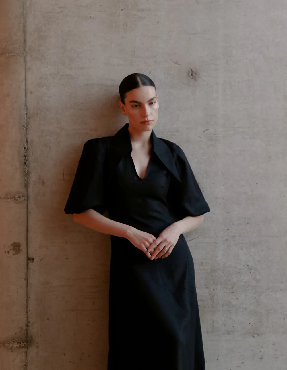 MAET AMARI Maxi Linen Dress - Black - Image 2