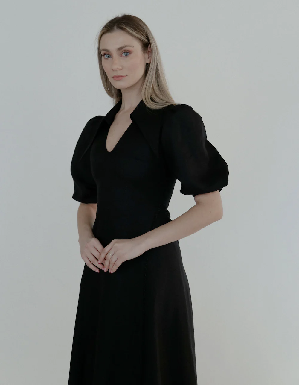 MAET AMARI Maxi Linen Dress - Black - Image 4