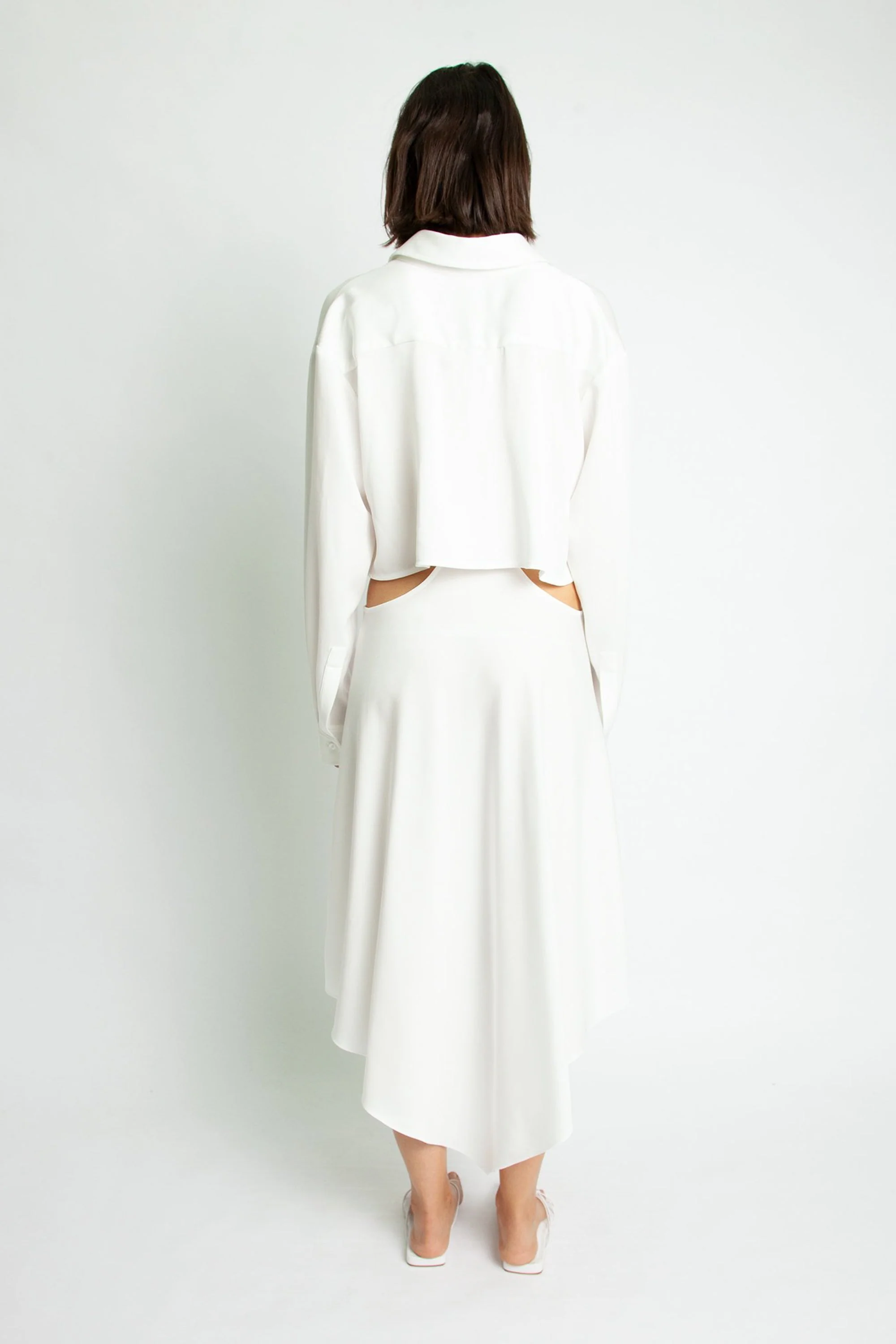Christopher Esber Bandana Scarf Shirt Dress - Natural - Image 4