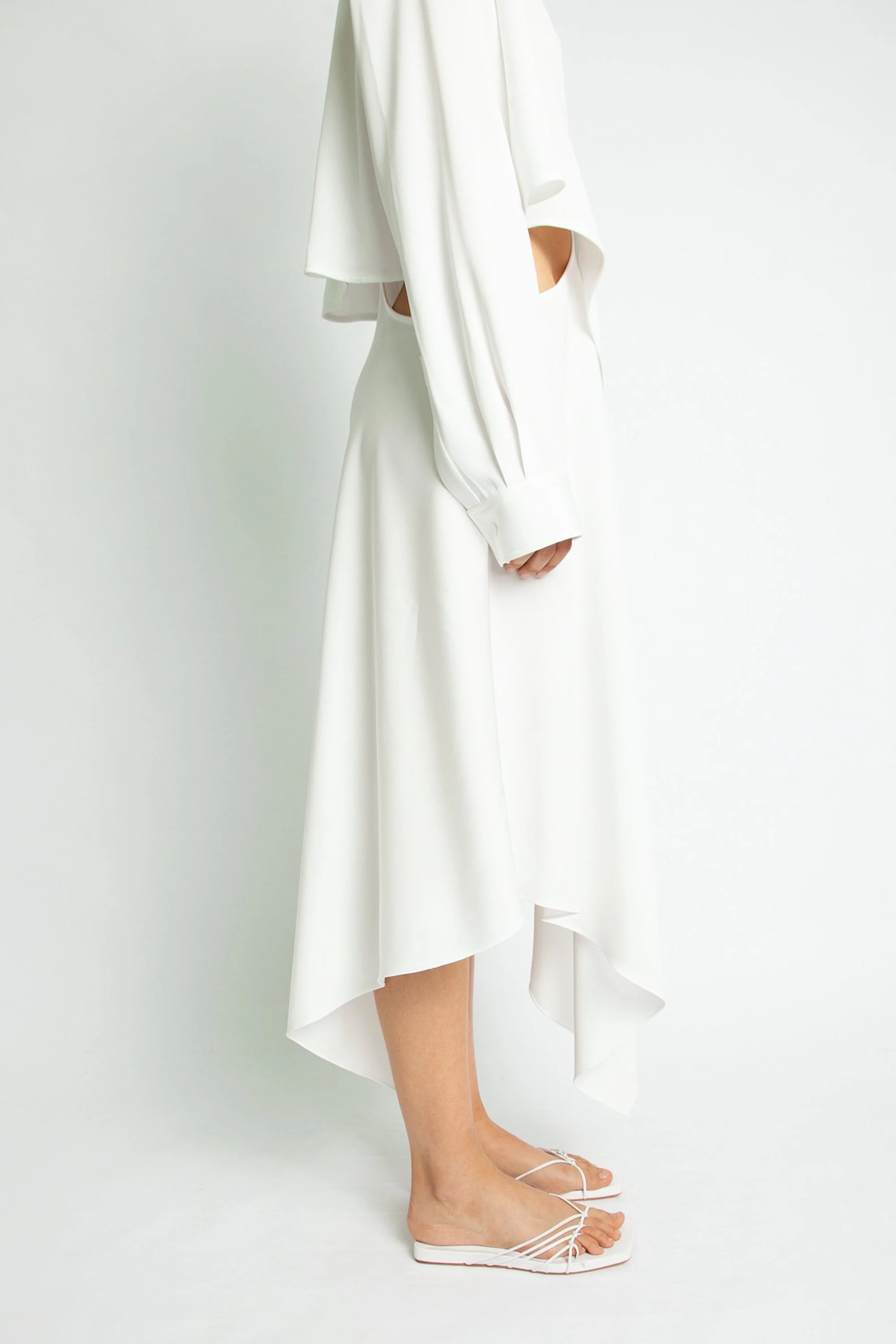 Christopher Esber Bandana Scarf Shirt Dress - Natural - Image 6