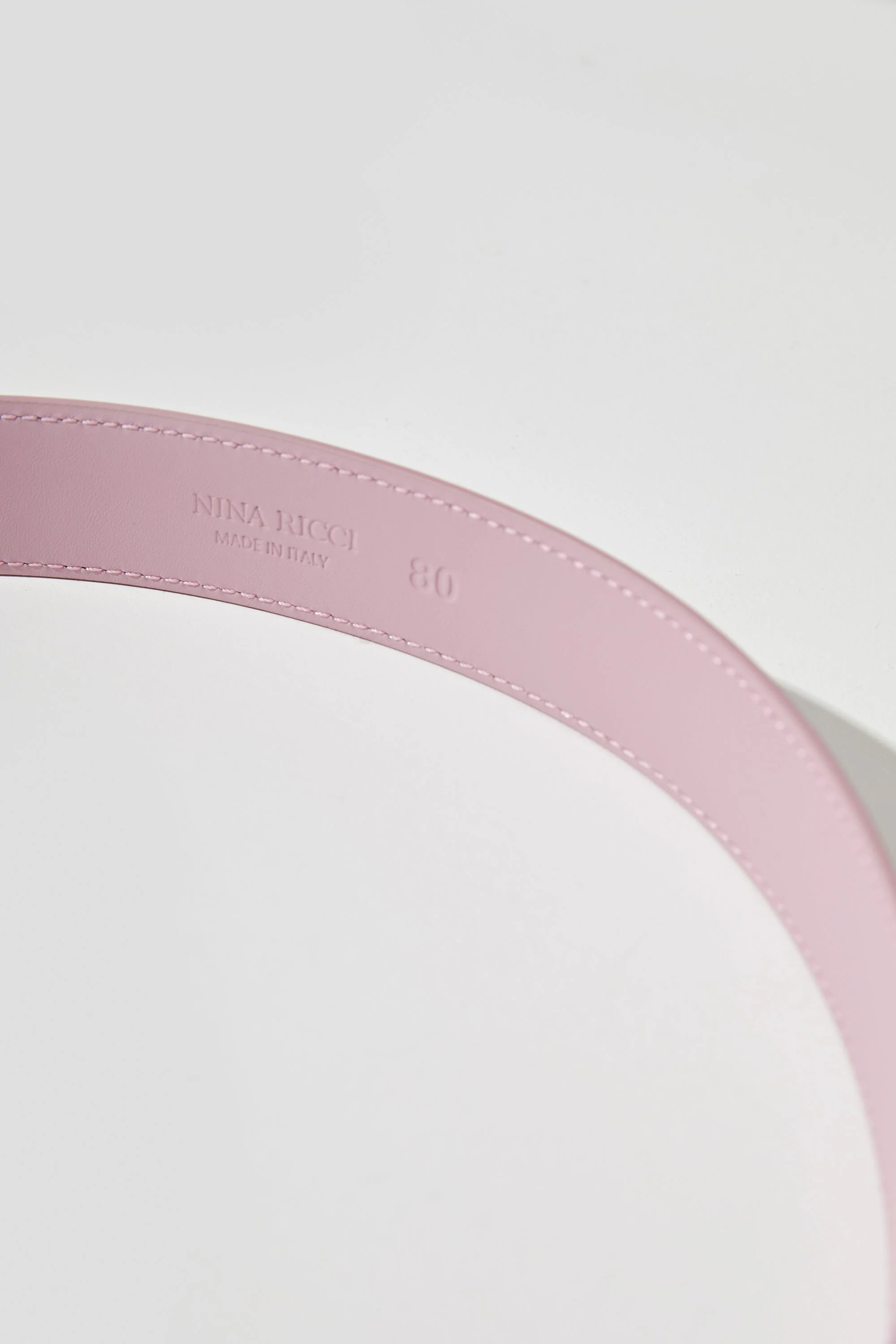 Nina Ricci Ceinture Leather Belt - Rose - Image 6