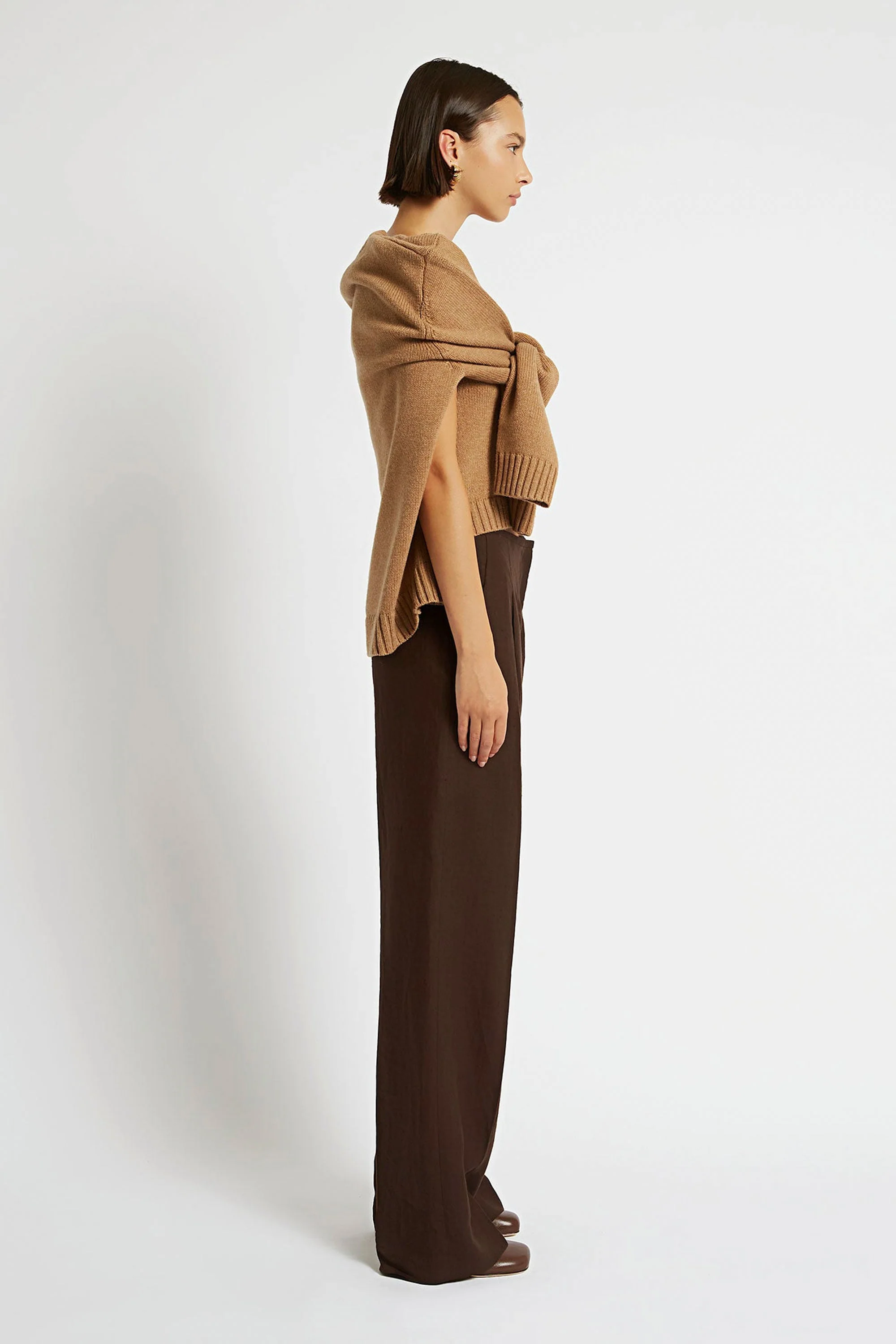 Christopher Esber DUAL TANK SWEATER - TAN - Image 5