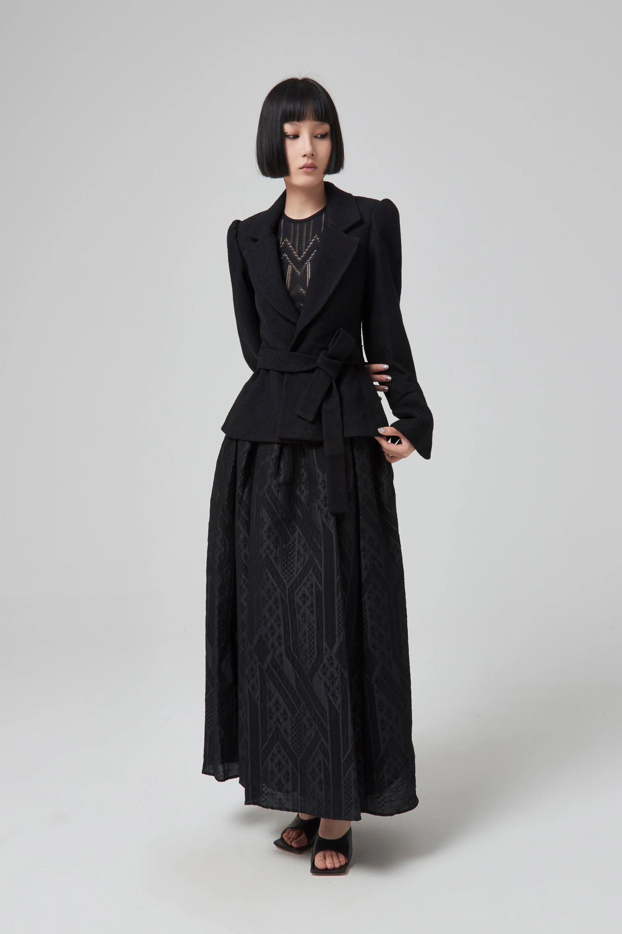 Rochas JACKET - NATURAL/BLACK - Image 3