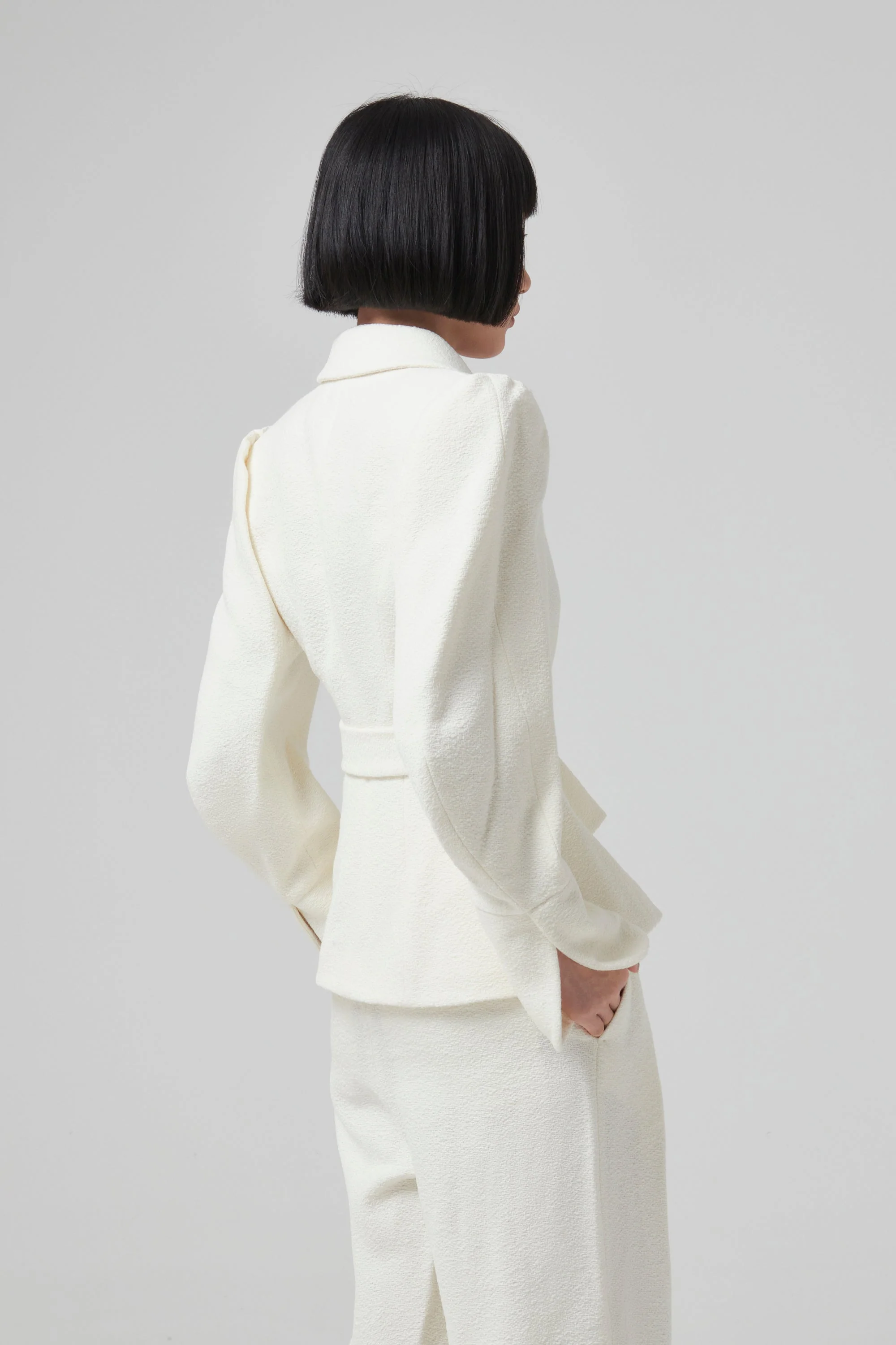 Rochas JACKET - NATURAL/BLACK - Image 8