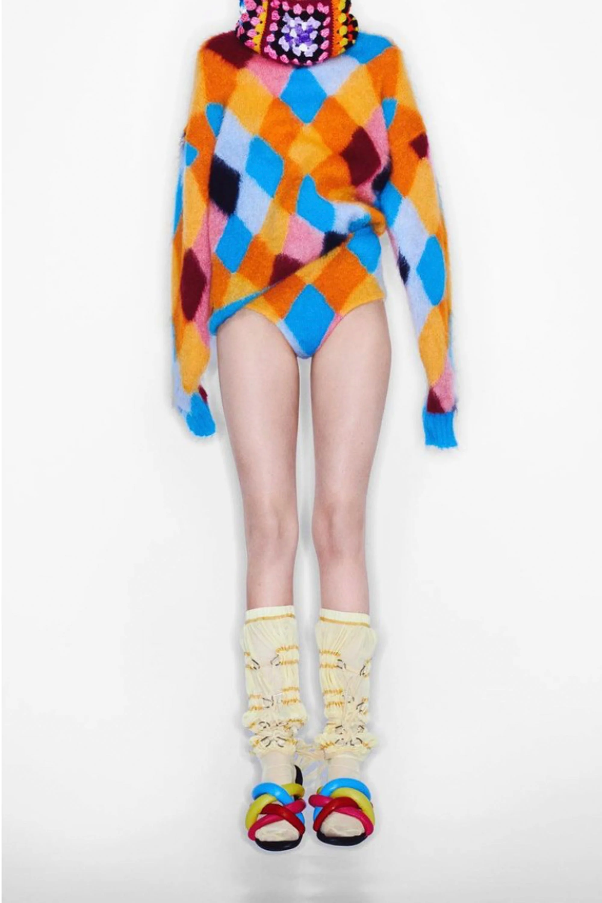 Nina Ricci Long Sleeve Pullover - Multico Bleu/Or - Image 4
