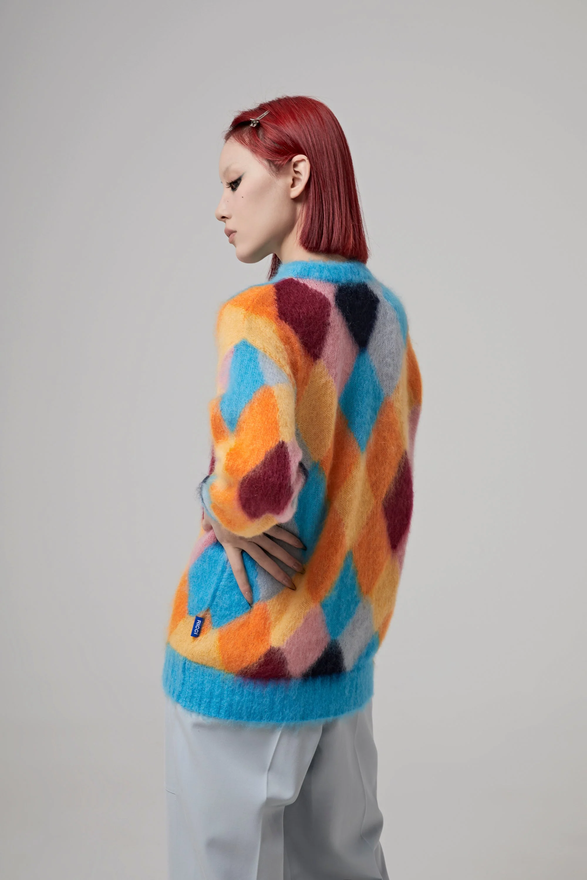 Nina Ricci Long Sleeve Pullover - Multico Bleu/Or - Image 5