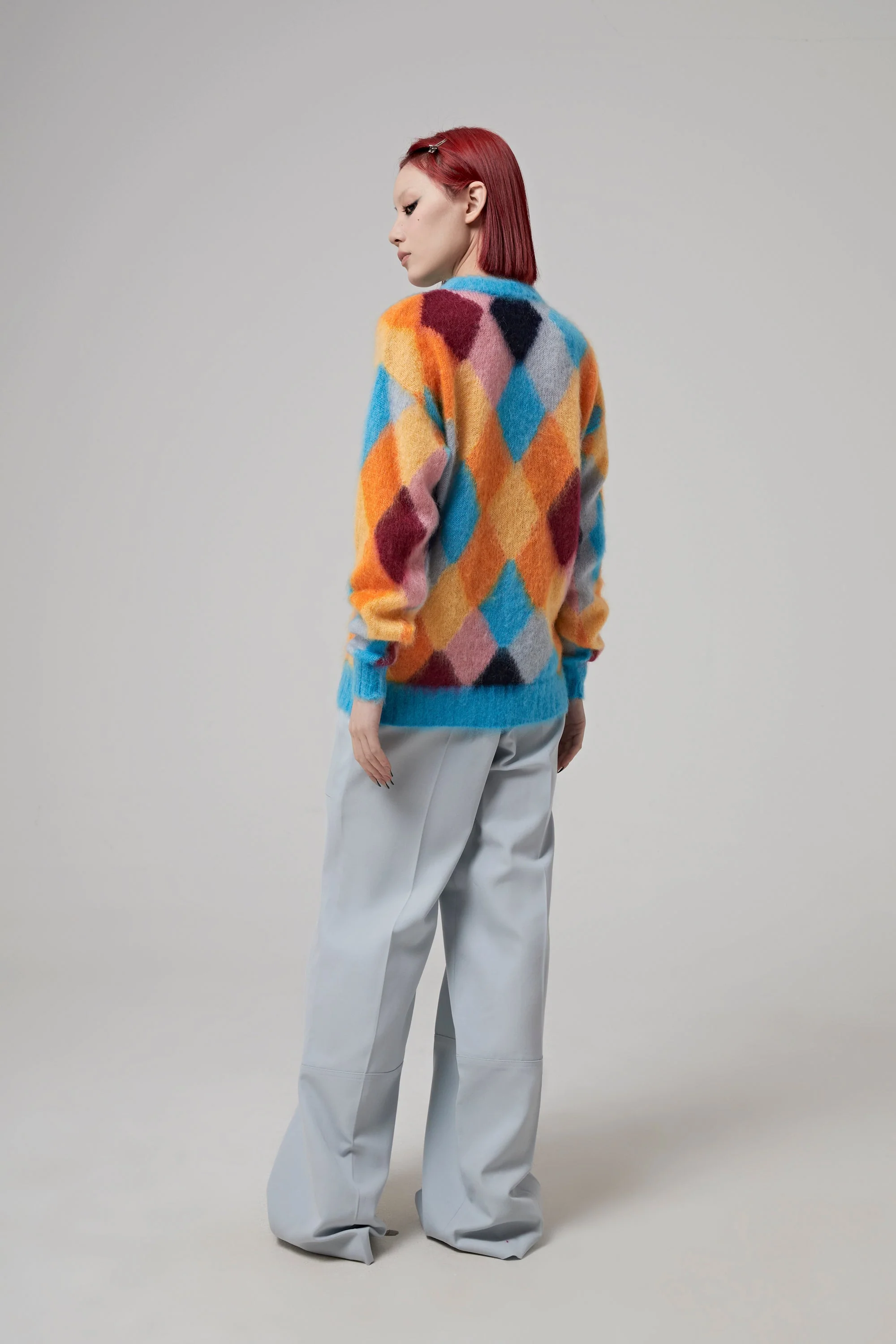 Nina Ricci Long Sleeve Pullover - Multico Bleu/Or - Image 7