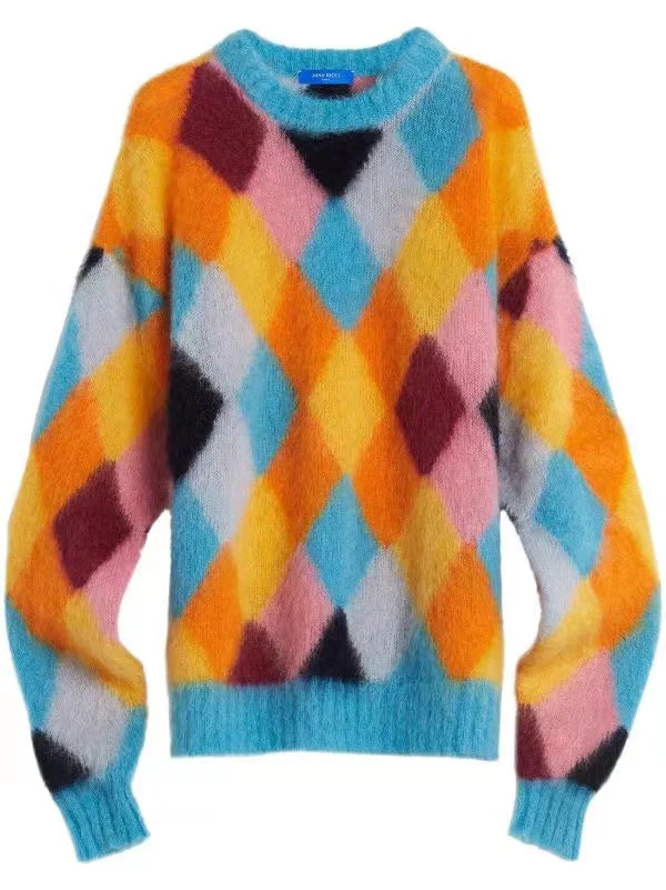 Nina Ricci Long Sleeve Pullover - Multico Bleu/Or - Image 9