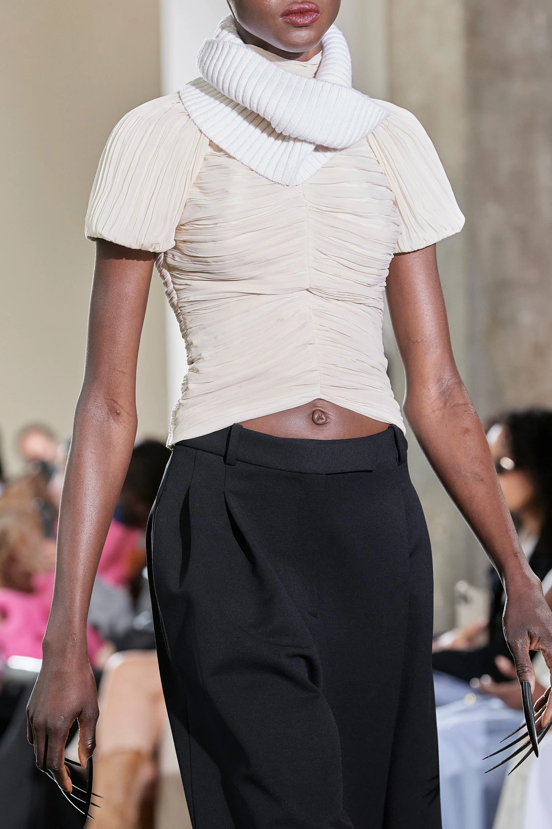 Rochas TURTLE NECK TOP - NATURAL - Image 5