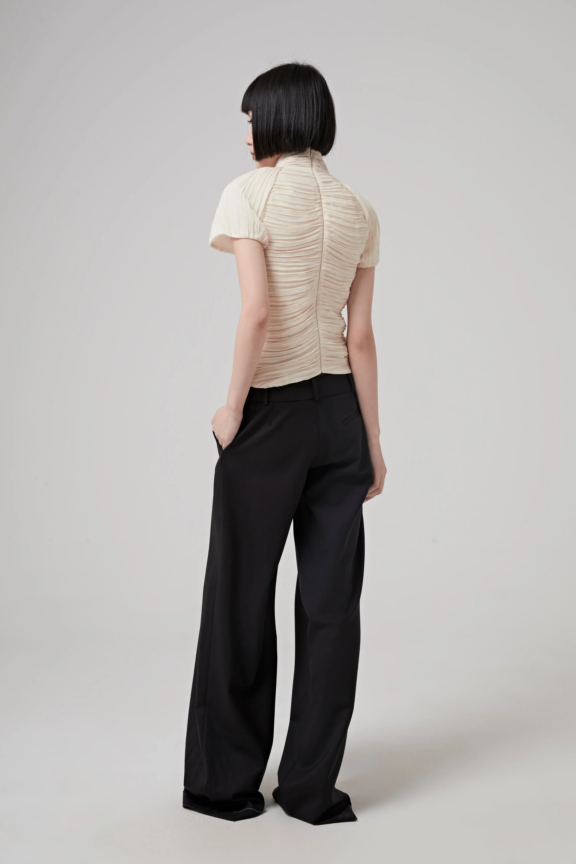 Rochas TURTLE NECK TOP - NATURAL - Image 9