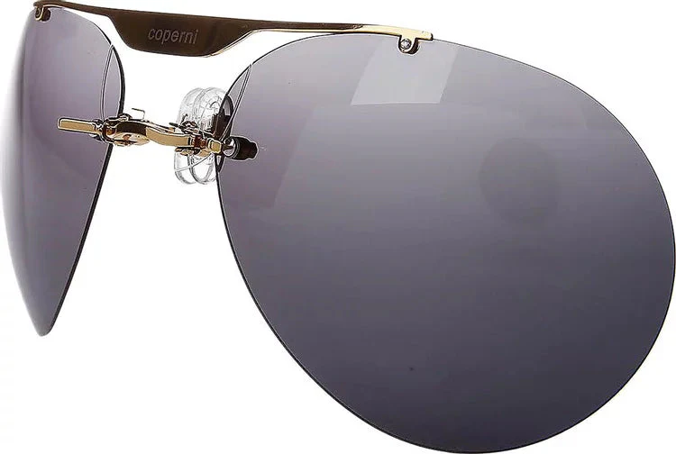 Coperni Clip On Aviator Sunglasses - Black - Image 3