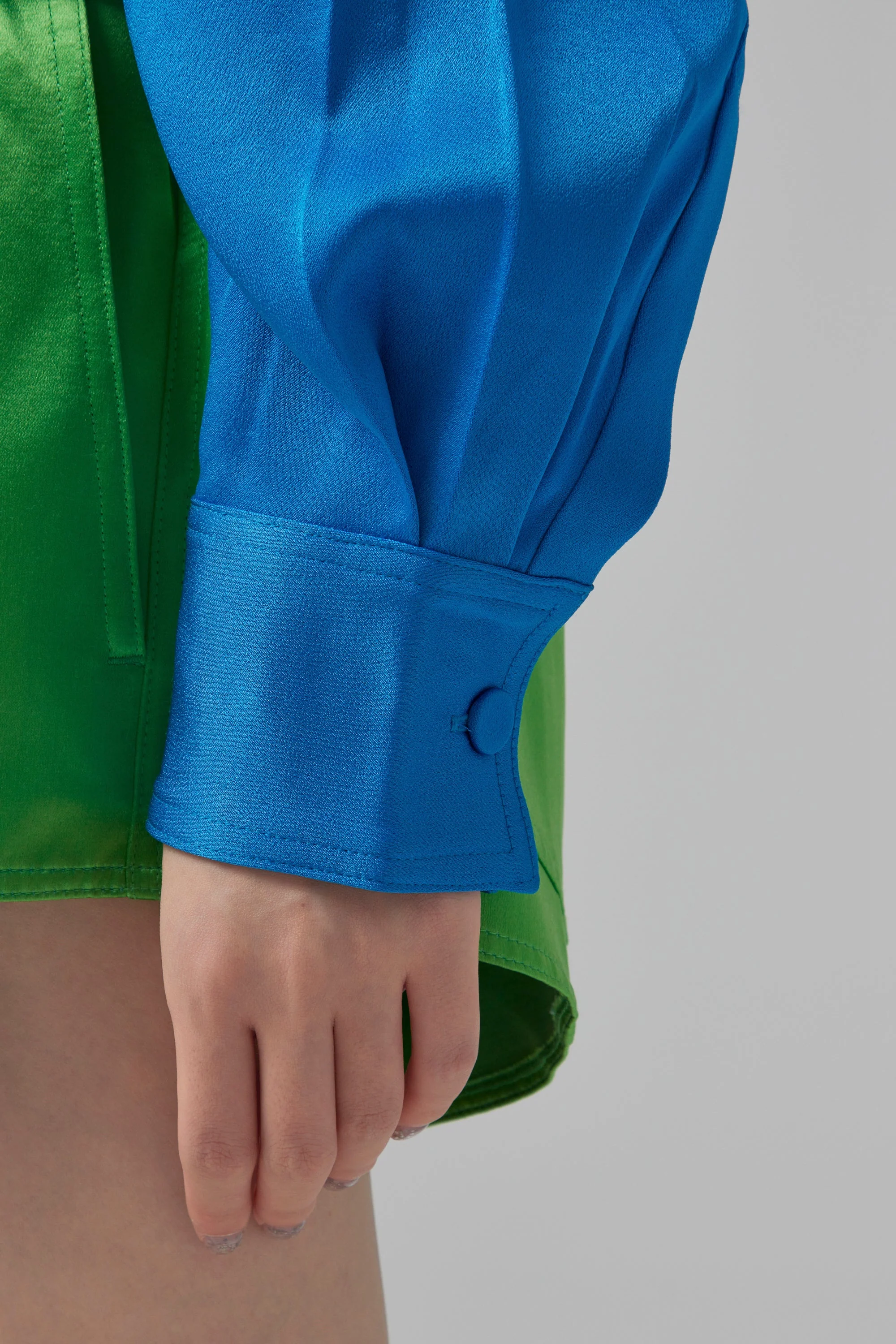 ALEX PERRY Olsen Satin Crepe Oversized - Ocean - Image 7